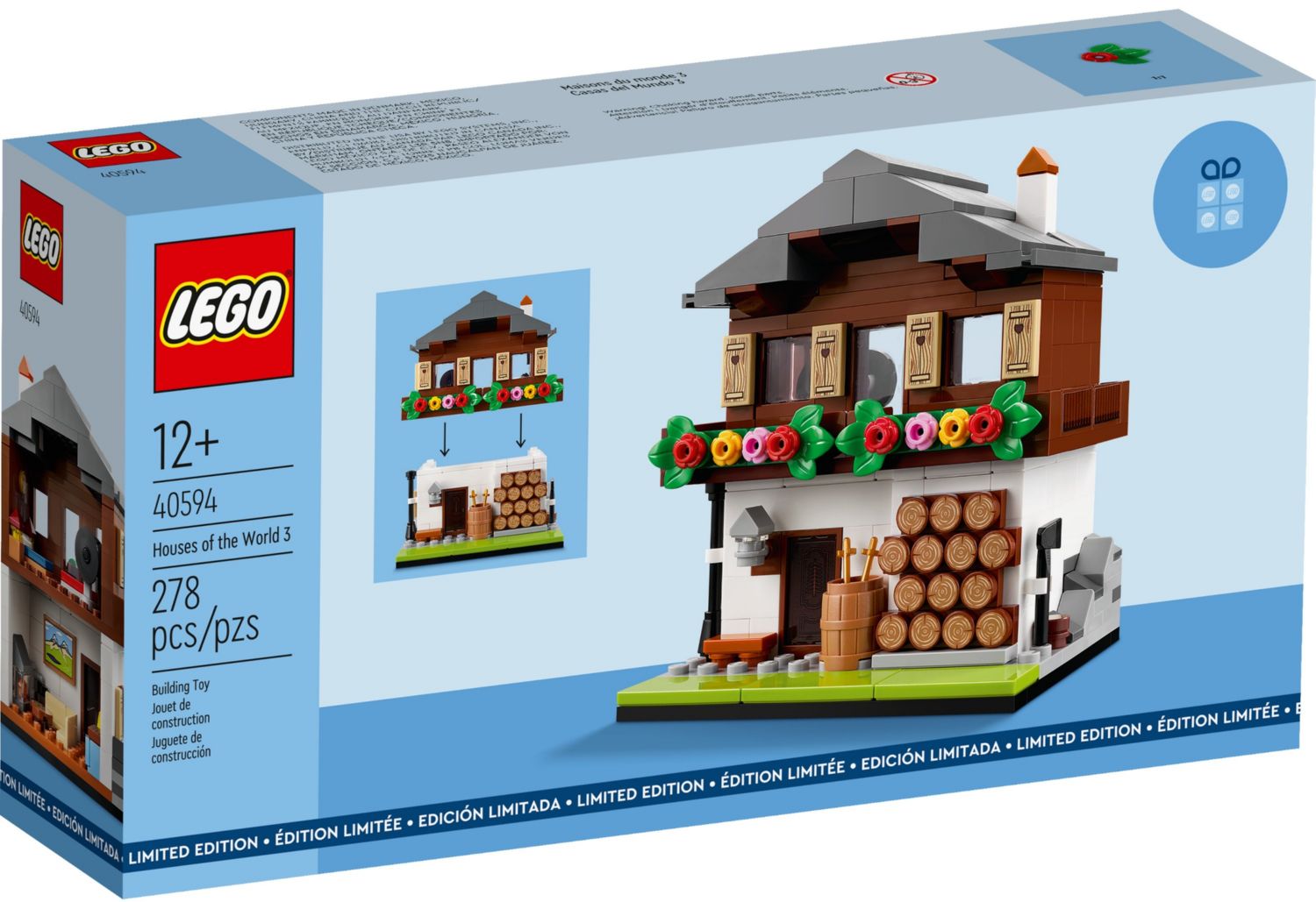 Конструктор Lego Creator Дома мира 3 (40594)