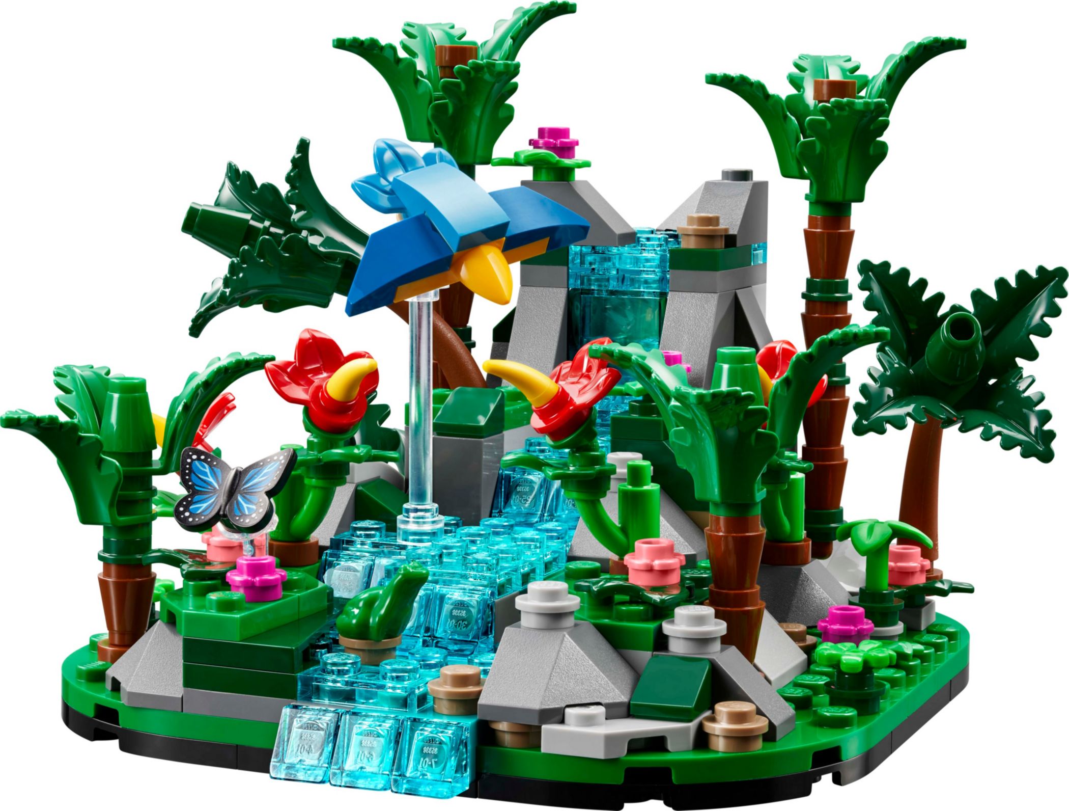 Конструктор Lego Діорама тропічного лісу (40782) - фото 1 Конструктор Lego Діорама тропічного лісу (40782) - фото 1