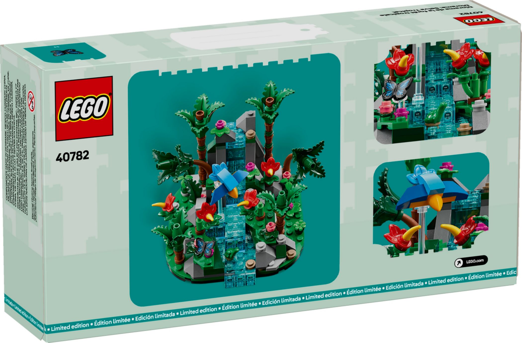 Конструктор Lego Діорама тропічного лісу (40782) - фото 3 Конструктор Lego Діорама тропічного лісу (40782) - фото 3
