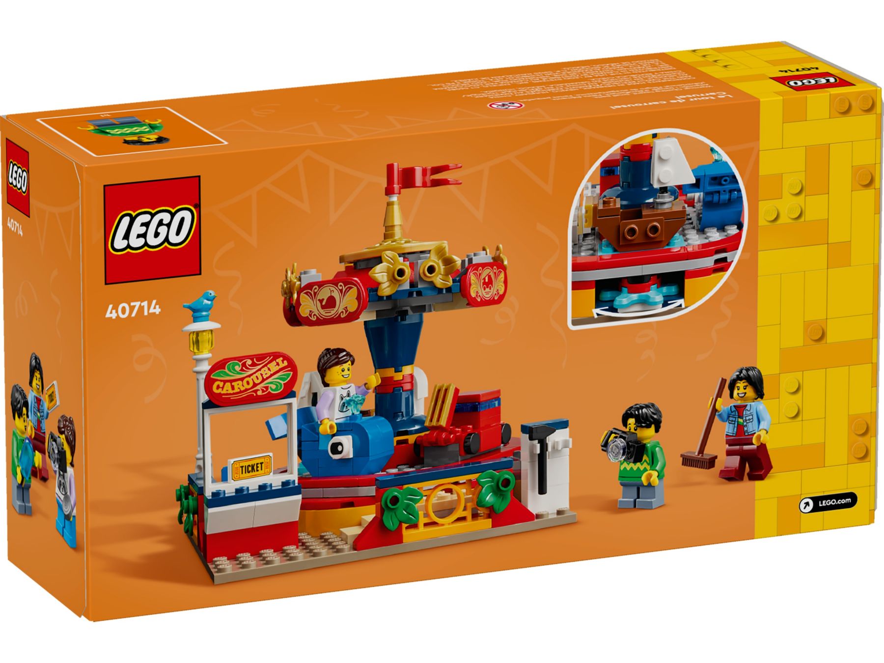 Конструктор Lego Карусельная поездка (40714) - фото 4 Конструктор Lego Карусельная поездка (40714) - фото 4