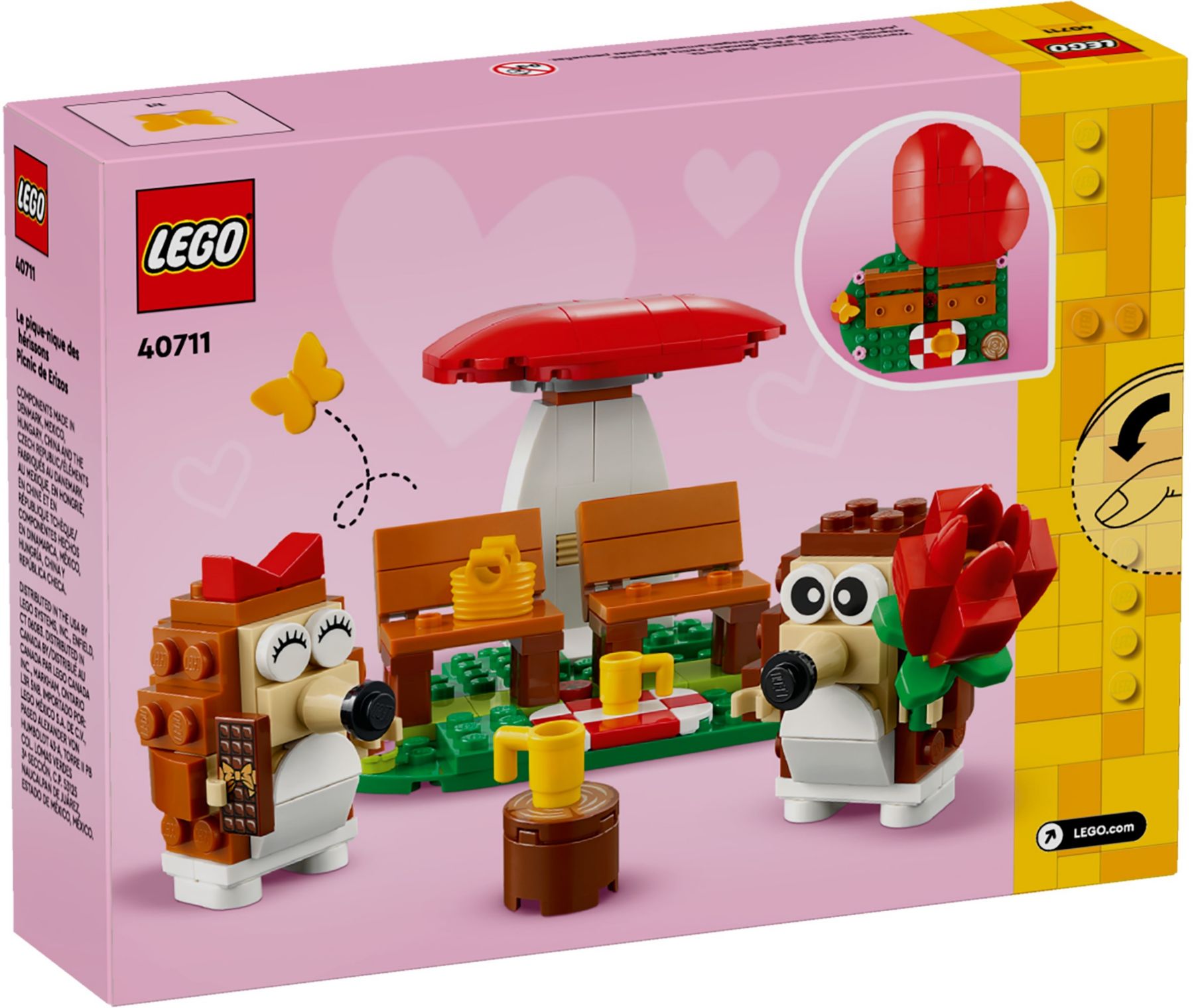 Конструктор Lego Побачення на пікніку з їжачком (40711) - фото 5