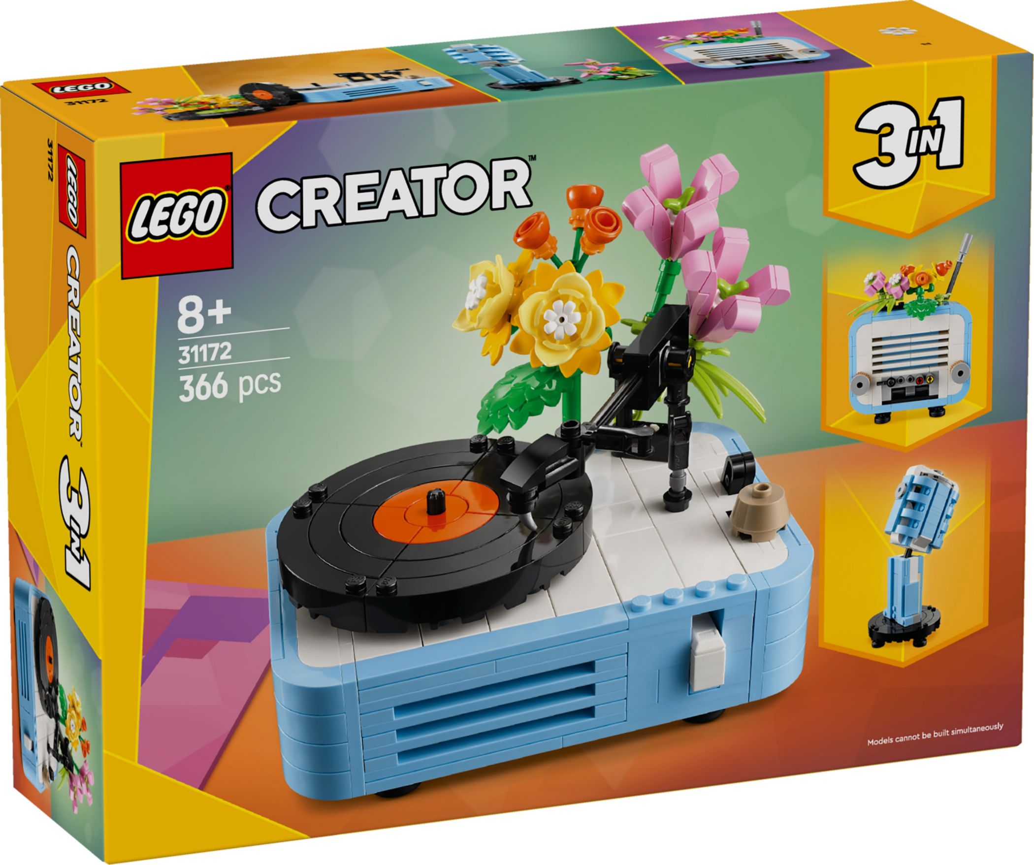 Конструктор Lego Сreator Програвач із квітами (31172)