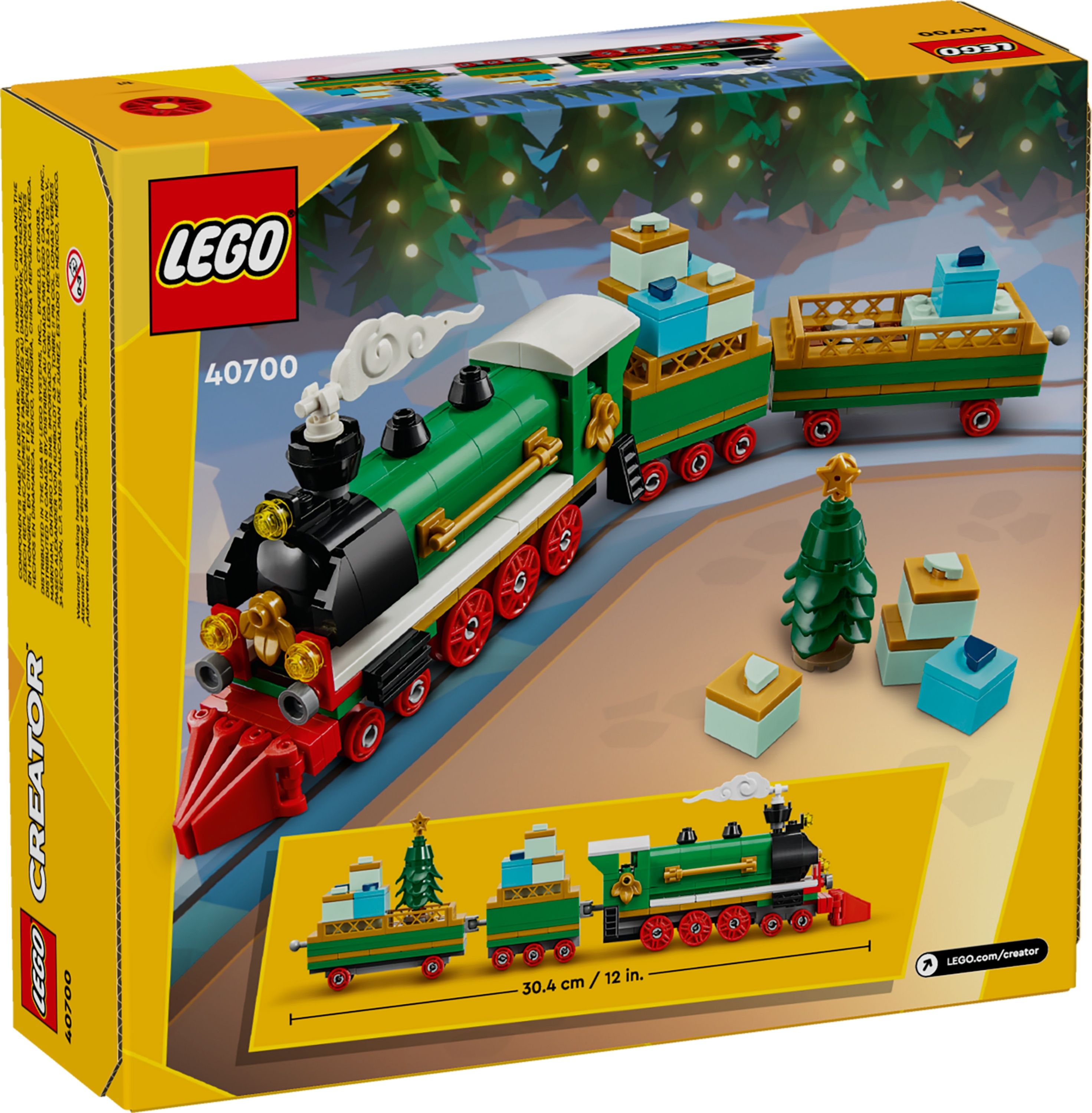 Конструктор Lego Зимовий святковий поїзд (40700) - фото 4