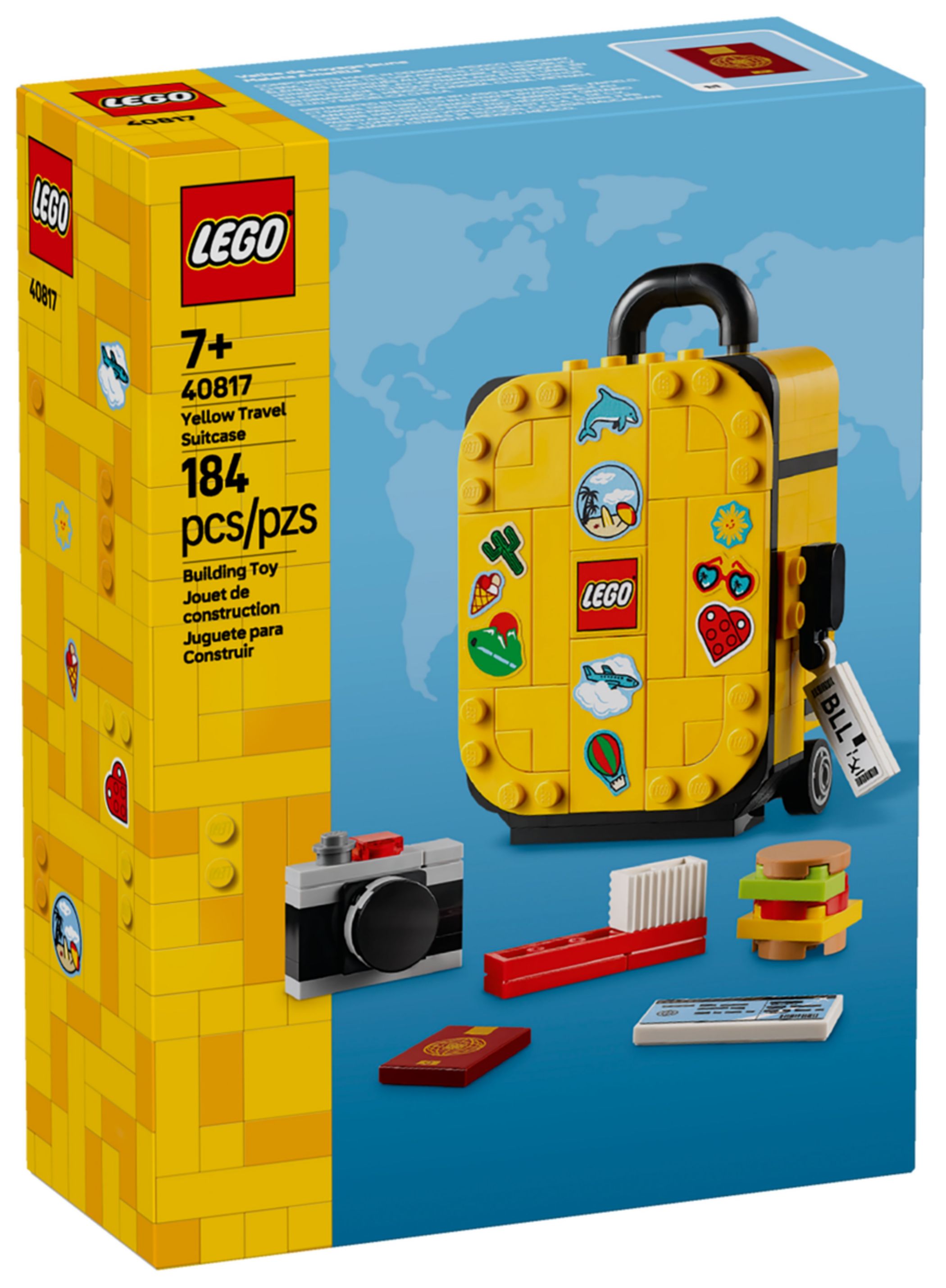 Конструктор Lego Creator Жовта дорожня валіза (40817)