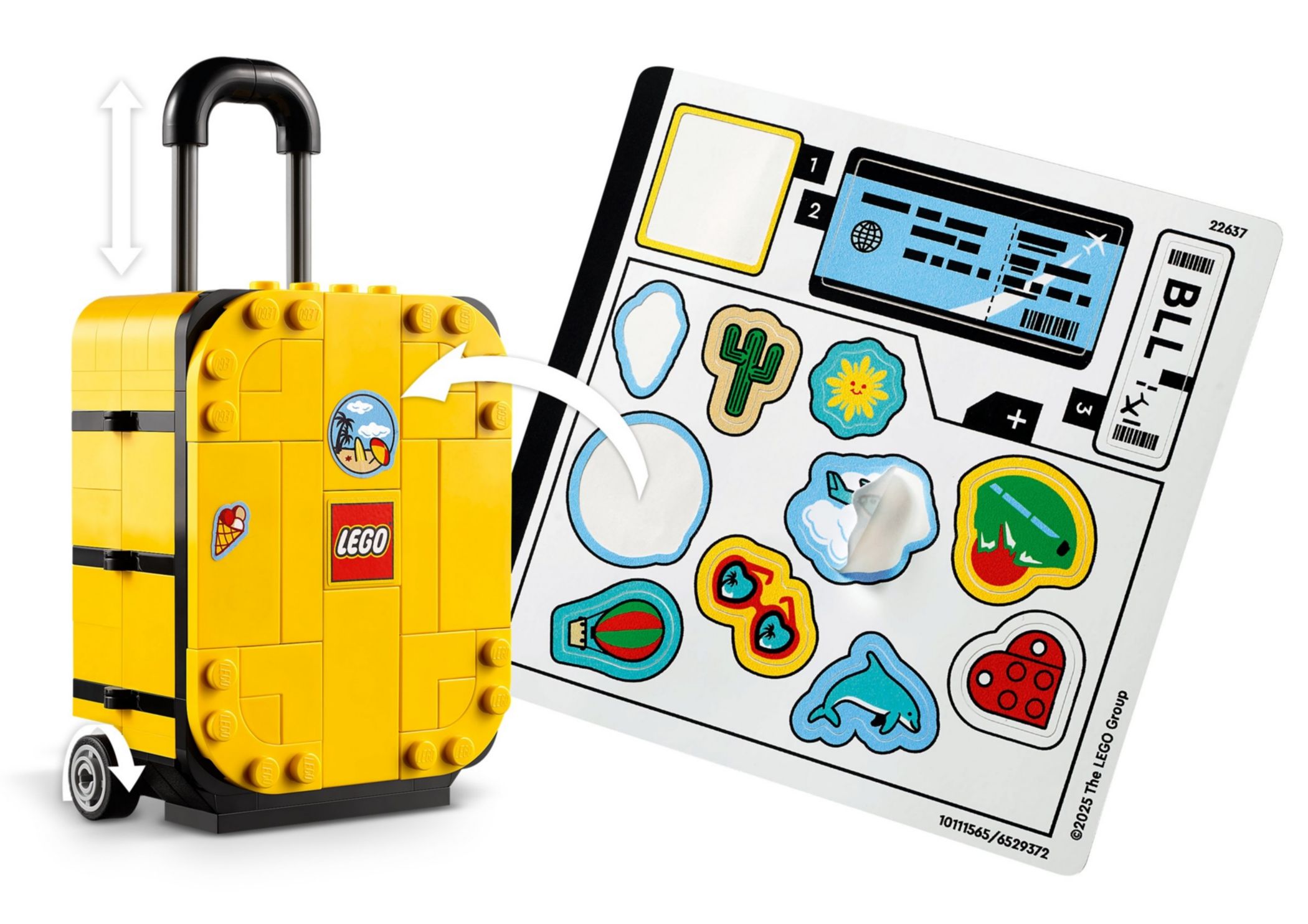 Конструктор Lego Creator Жовта дорожня валіза (40817) - фото 3 Конструктор Lego Creator Жовта дорожня валіза (40817) - фото 3