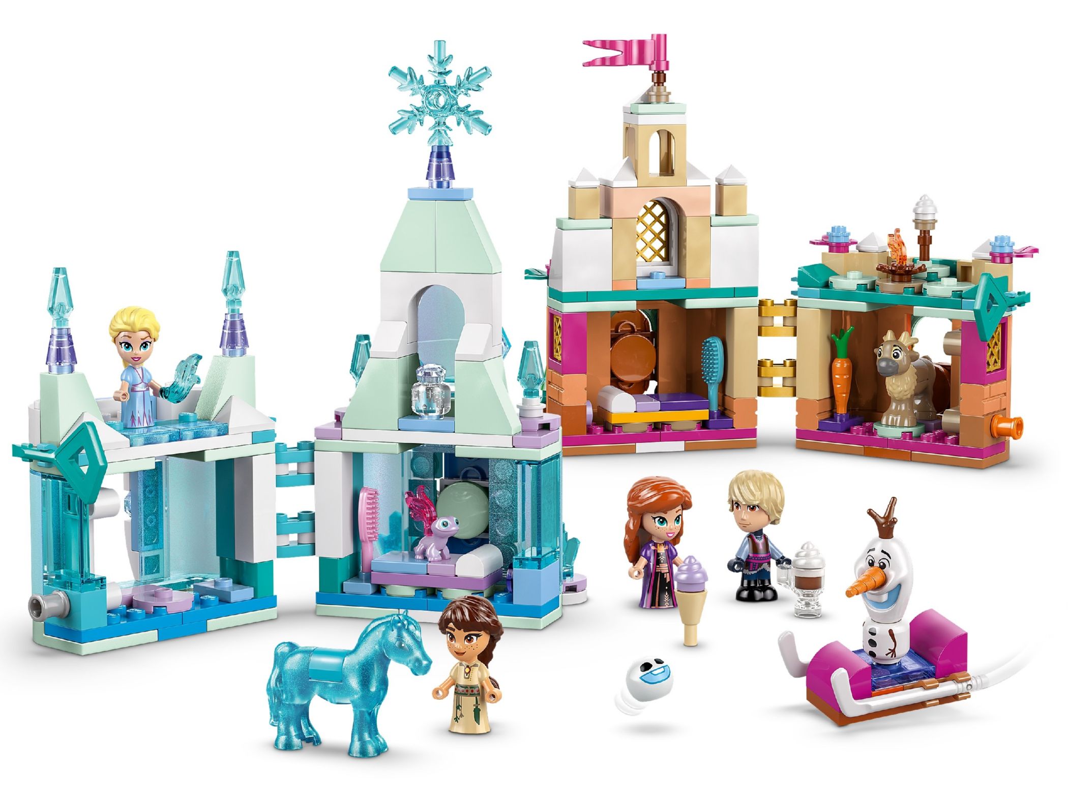 Конструктор Lego Disney Мини-замок Эренделл и ледяной дворец Эльзы (43278) - фото 2 Конструктор Lego Disney Мини-замок Эренделл и ледяной дворец Эльзы (43278) - фото 2