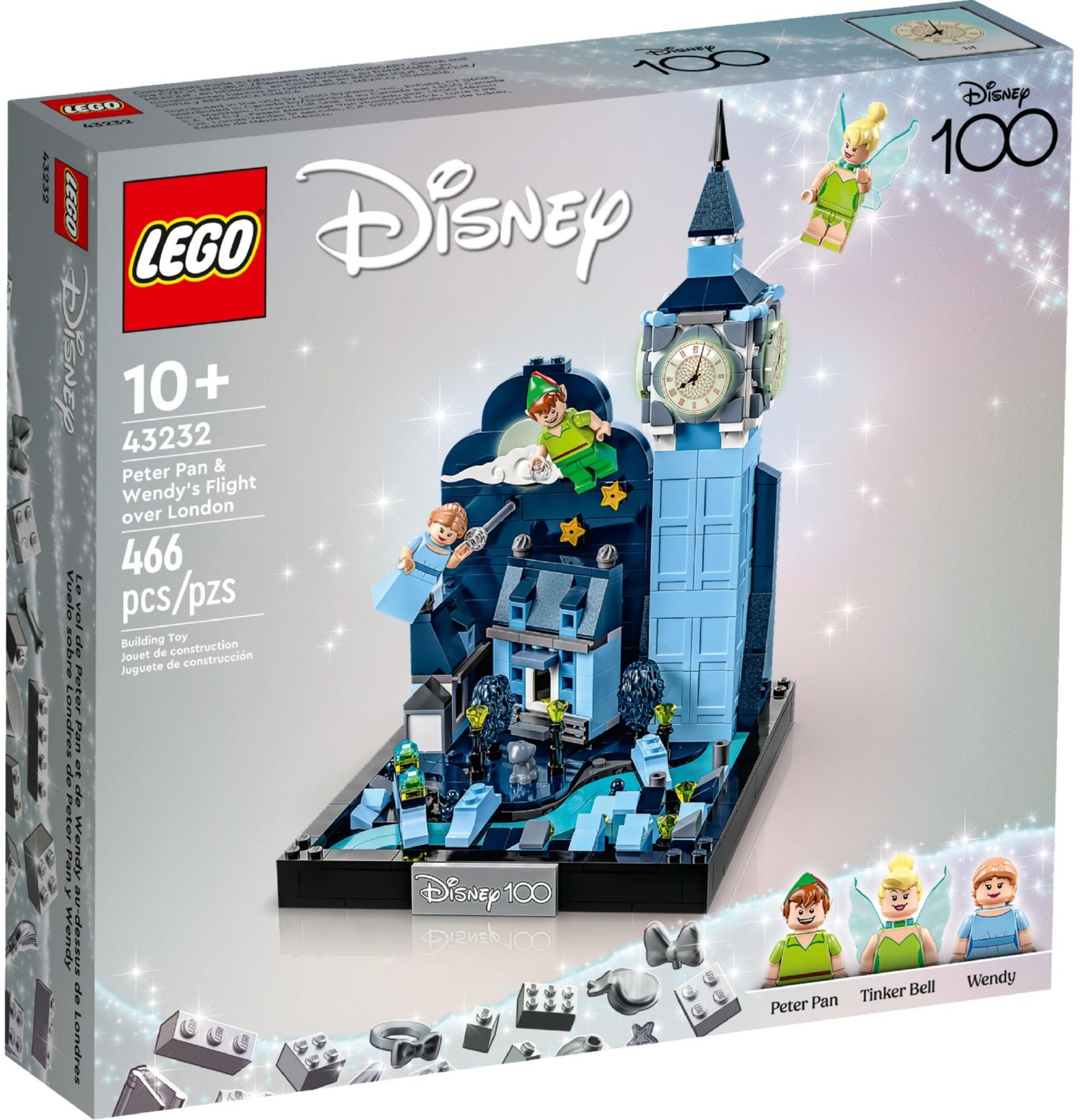 Конструктор Lego Disney Princess Політ Пітера Пена та Венді над Лондоном (43232)