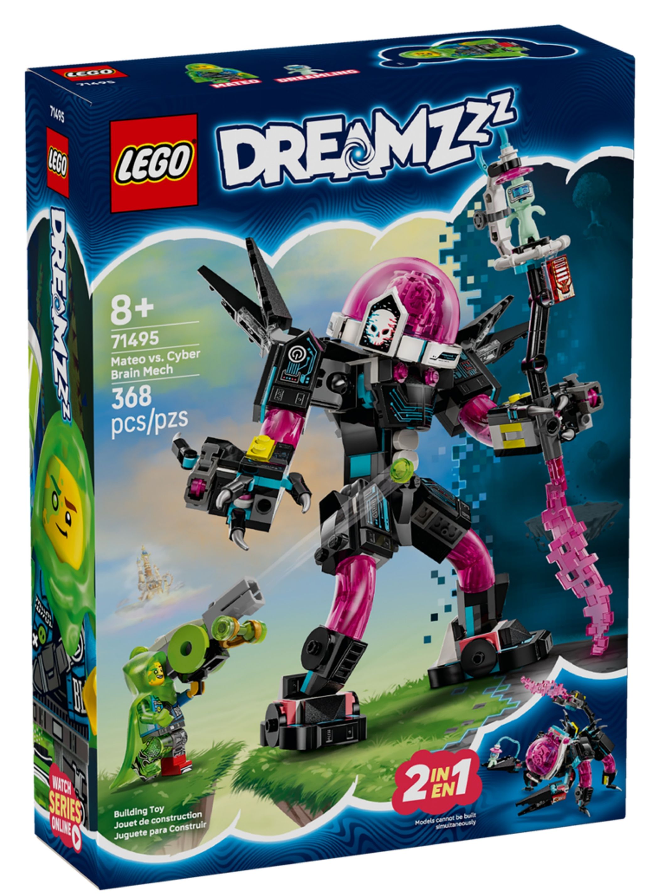 Конструктор Lego Dreamzzz Матео проти Кібер Мозкового Меха (71495)