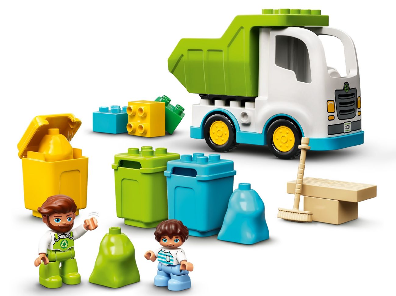 Конструктор Lego duplo Сміттєвоз і контейнери для роздільного збору сміття (10945) - фото 2
