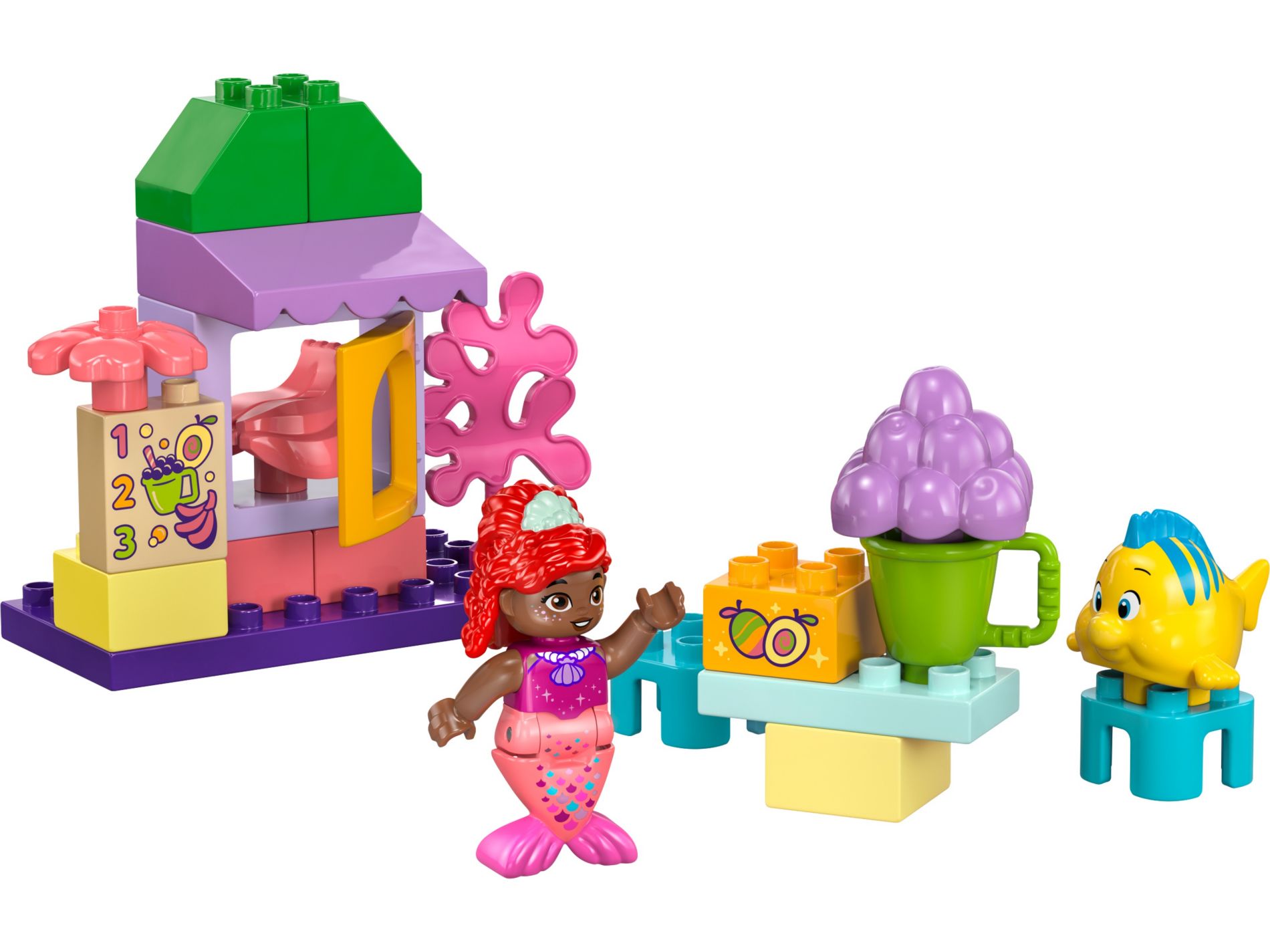 Конструктор Lego Duplo Стенд кафе Аріель і Флаундер (10420) - фото 1