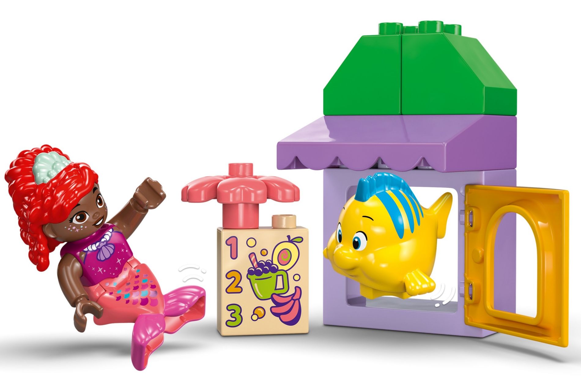 Конструктор Lego Duplo Стенд кафе Аріель і Флаундер (10420) - фото 2