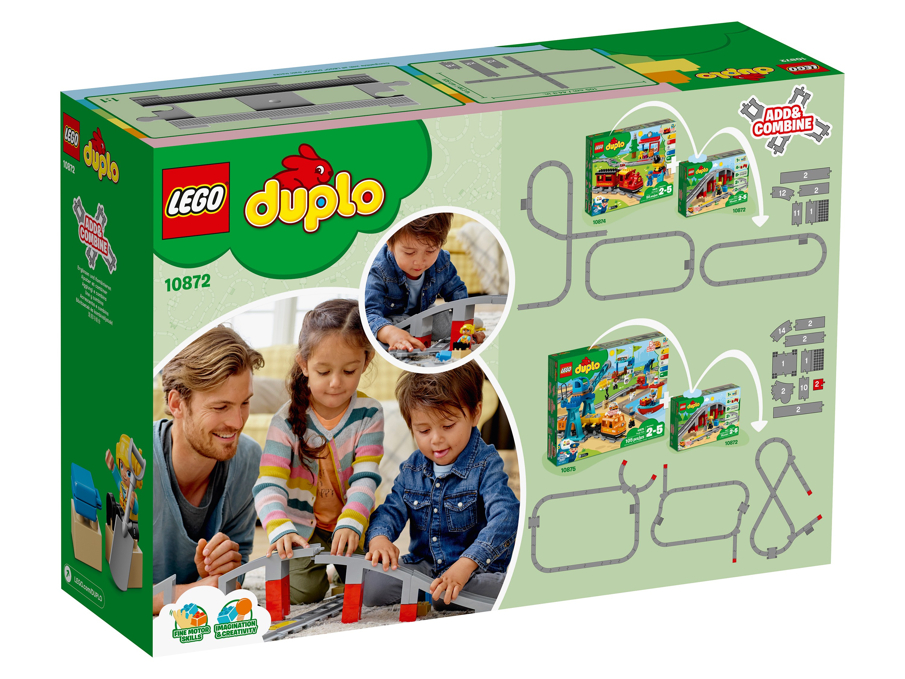 Конструктор Lego Duplo Железнодорожный мост (10872) - фото 4