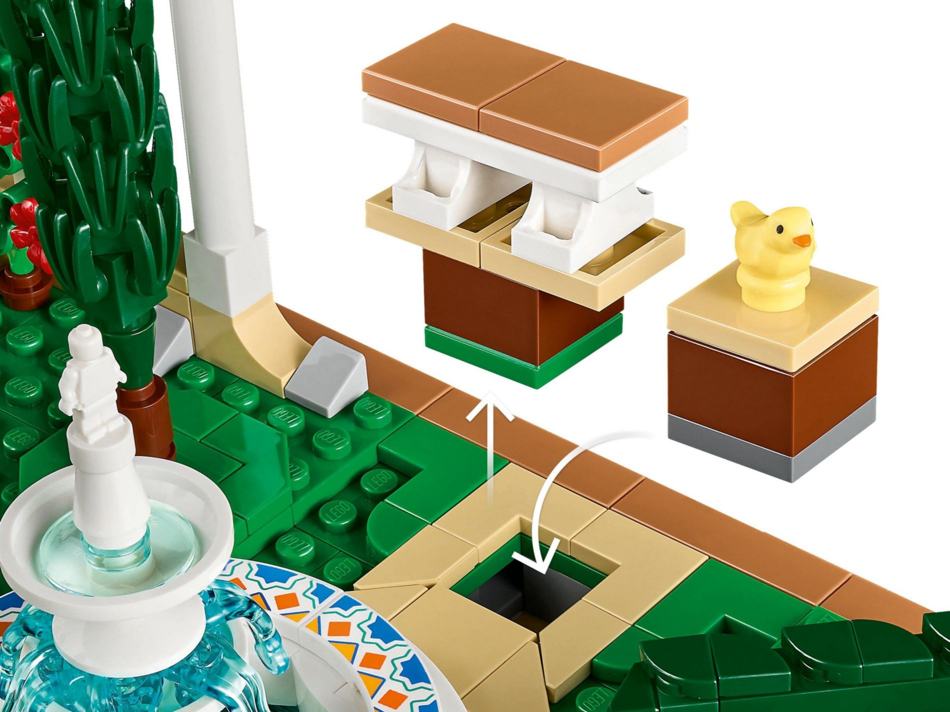 Конструктор Lego Expert Фонтанний сад (10359) - фото 5