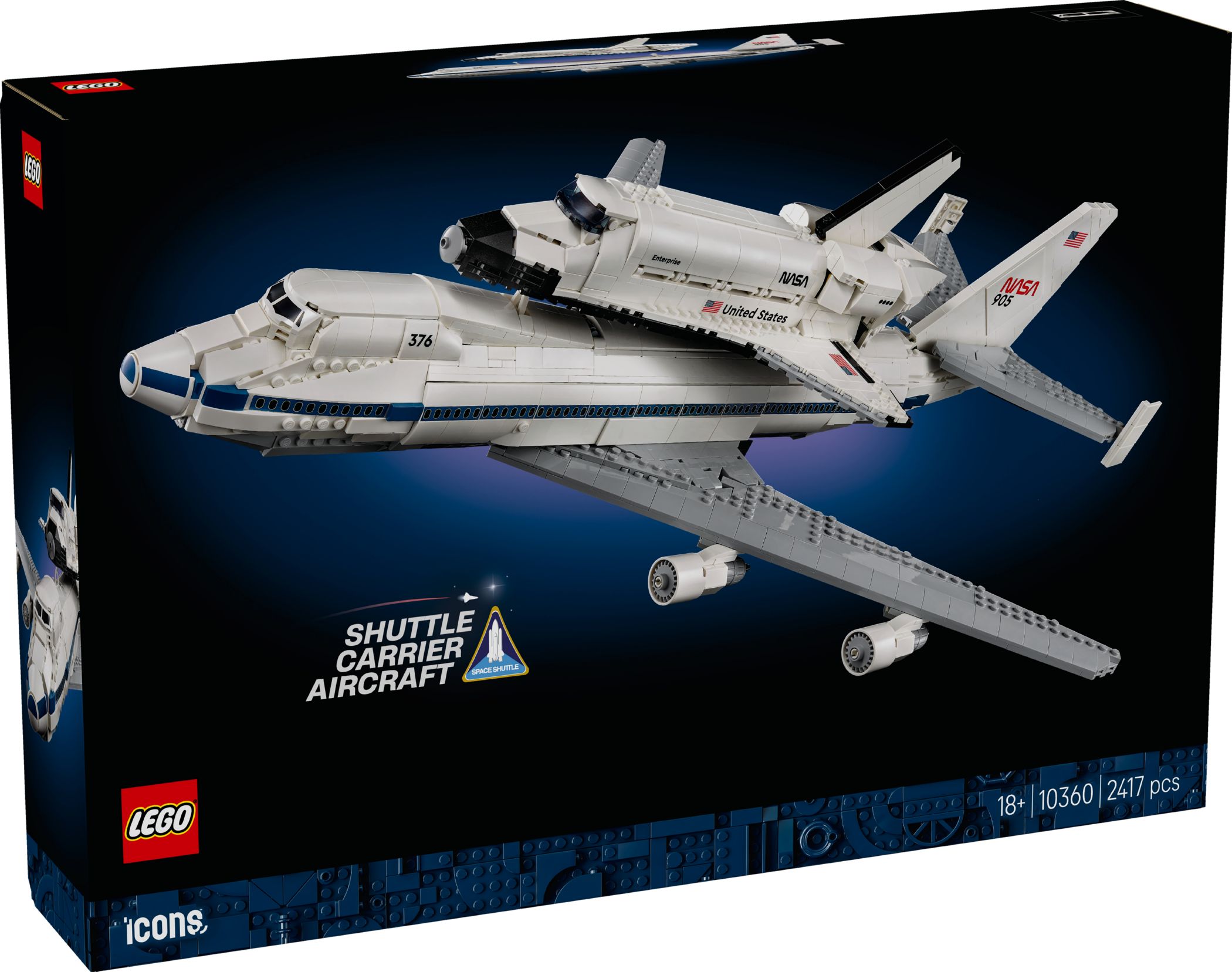 Конструктор Lego Expert Літак-носій шатла (10360)