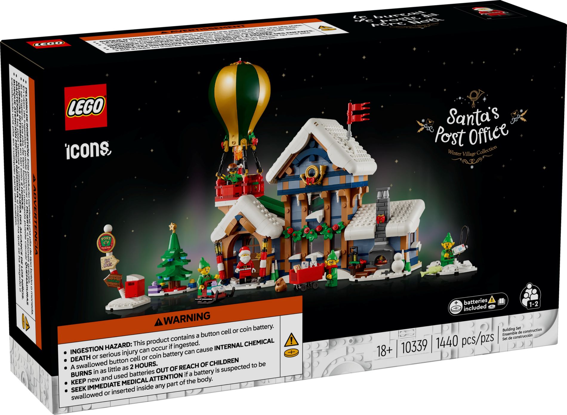 Конструктор Lego Icons Пошта Санти (10339)