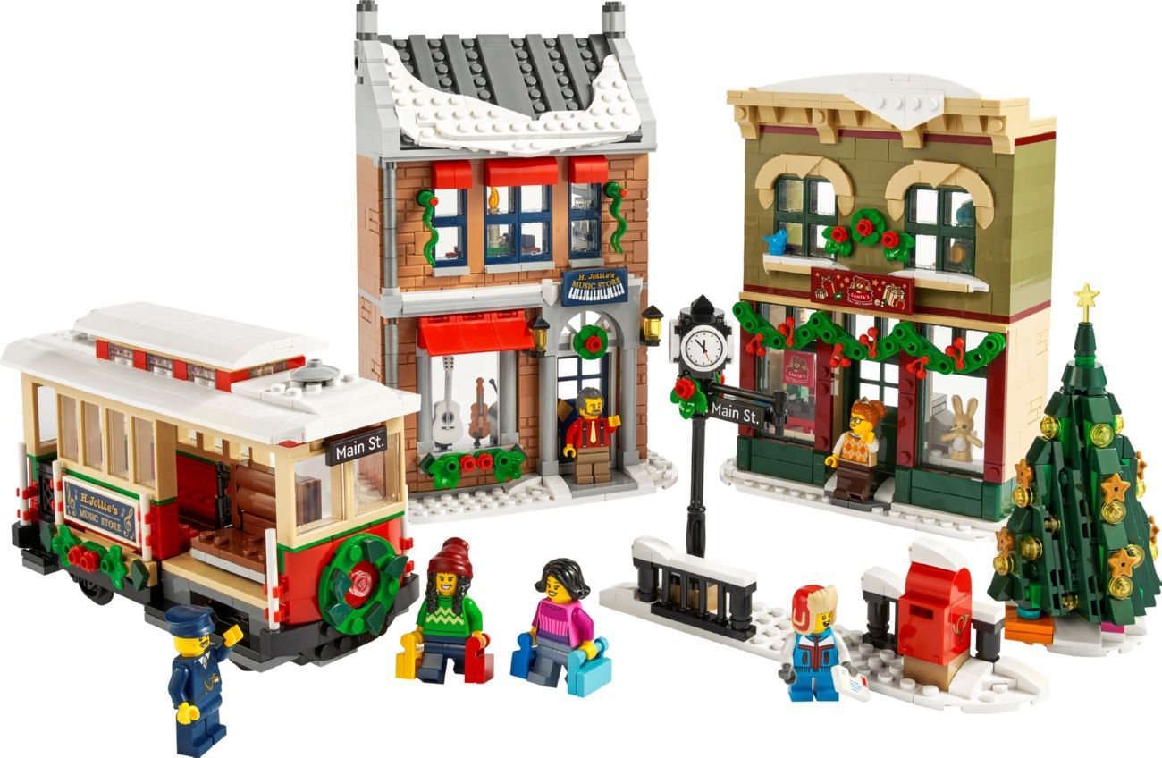 Конструктор Lego Expert Рождественская улица (10308) - фото 1 Конструктор Lego Expert Рождественская улица (10308) - фото 1