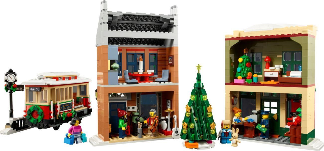Конструктор Lego Expert Рождественская улица (10308) - фото 2 Конструктор Lego Expert Рождественская улица (10308) - фото 2