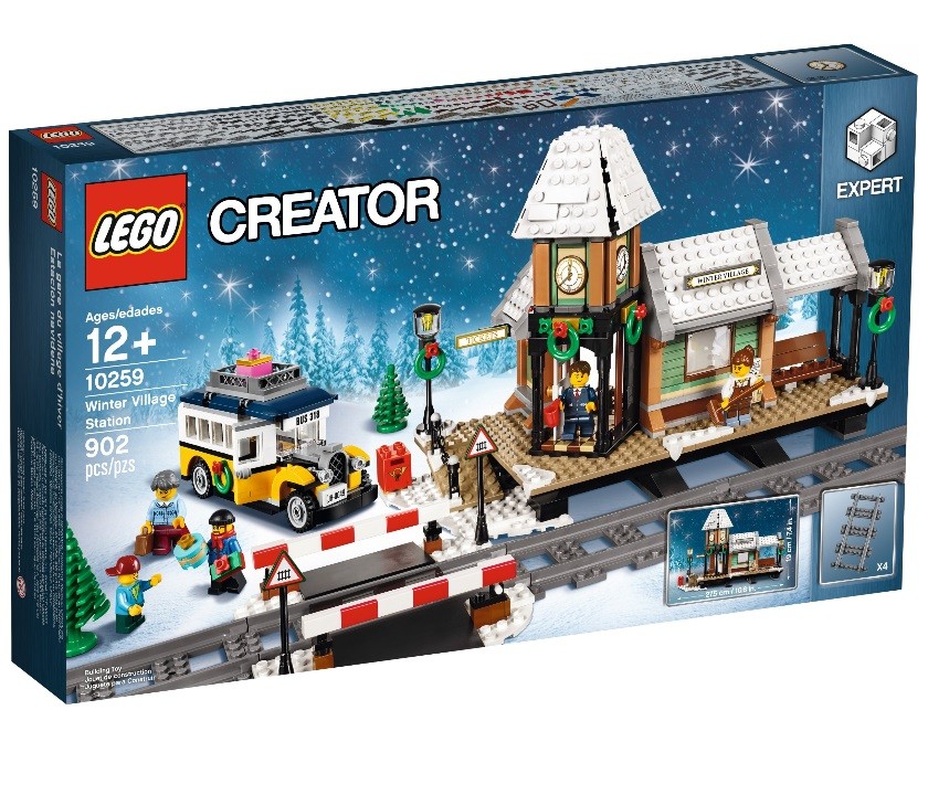 Конструктор Lego Expert Зимняя железнодорожная станция (10259)