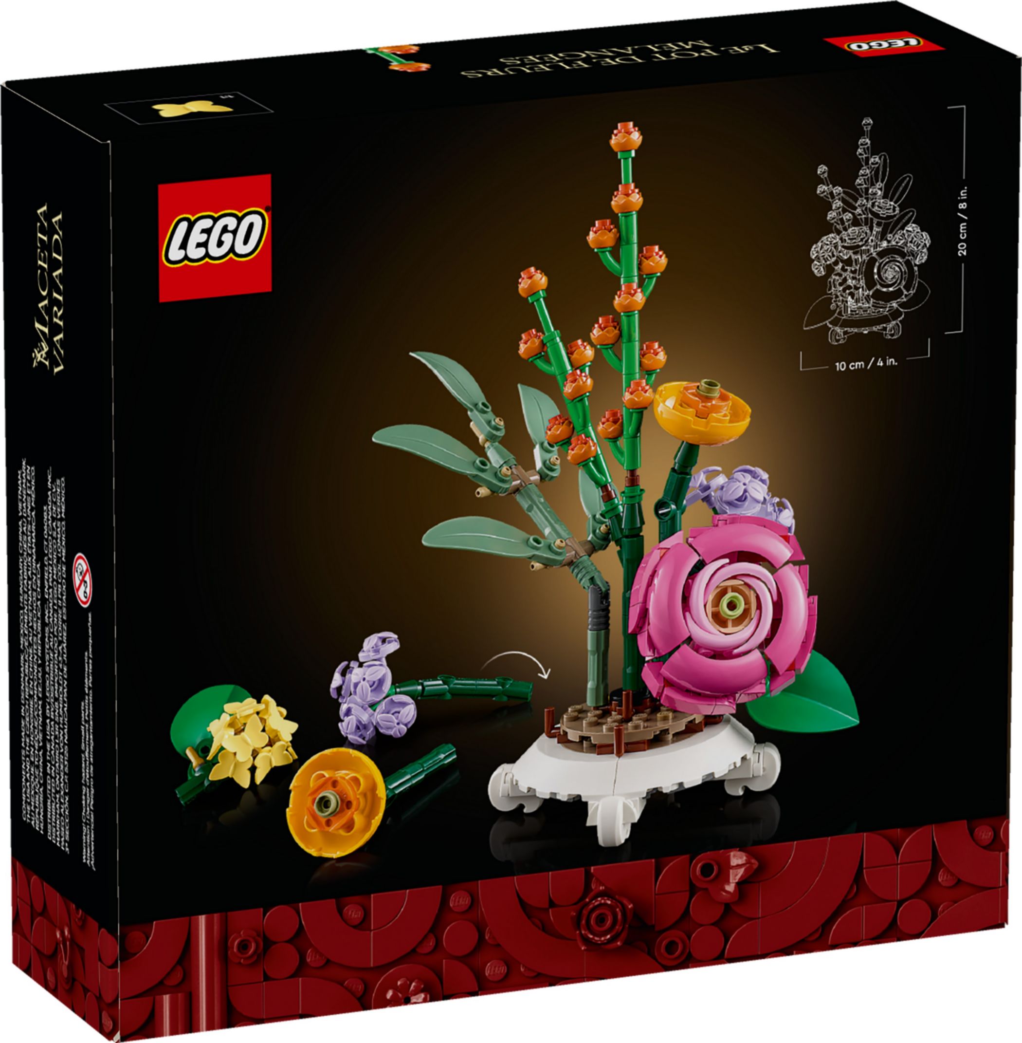 Конструктор Lego Еxpert Змішаний квітковий горщик (40762) - фото 3