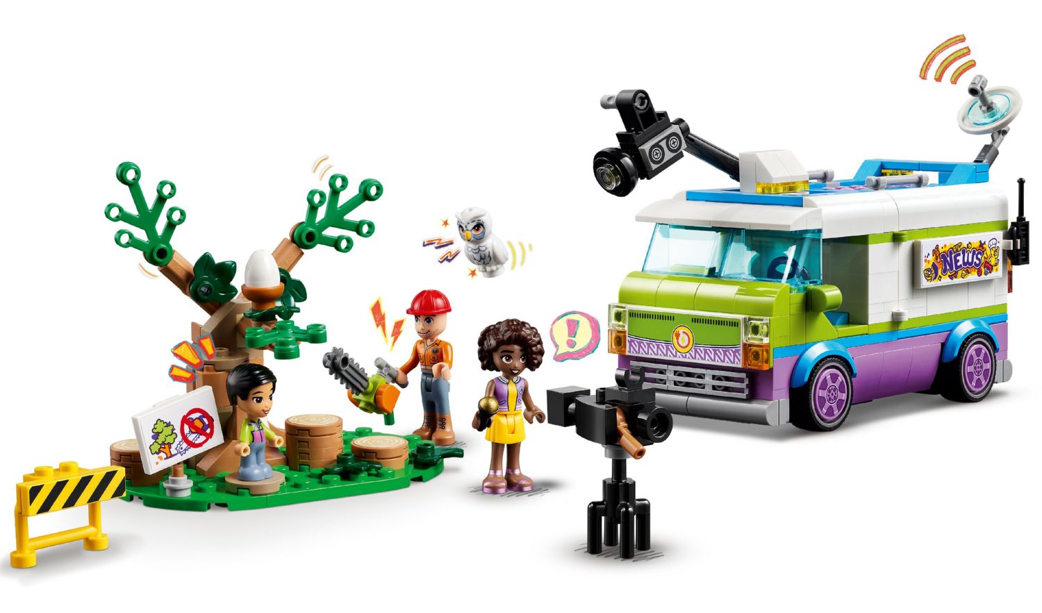 Конструктор Lego Friends Фургон редакции новостей (41749) - фото 1 Конструктор Lego Friends Фургон редакции новостей (41749) - фото 1