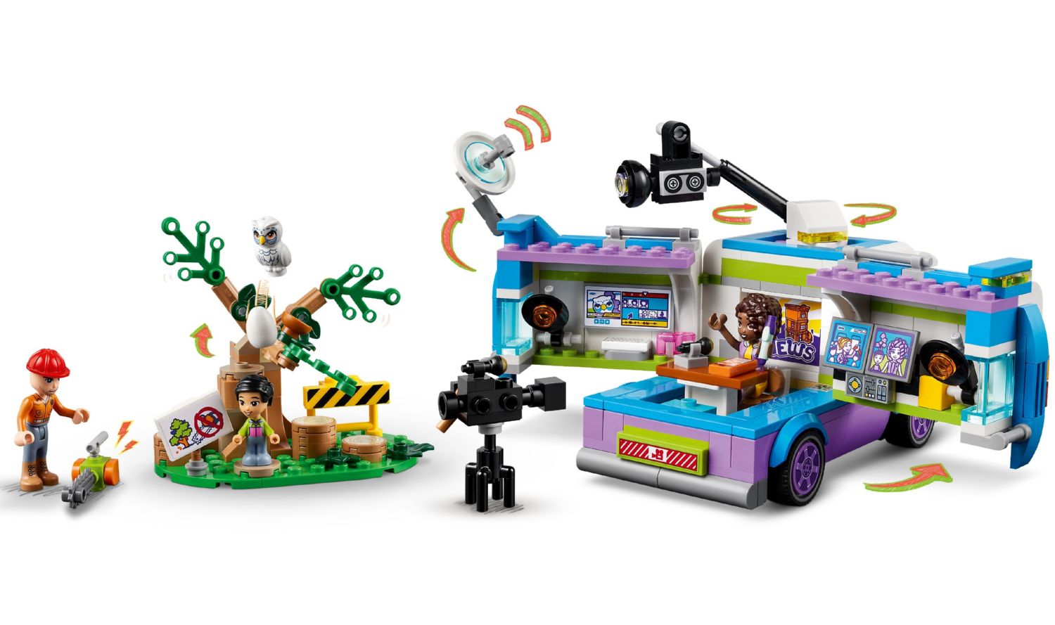 Конструктор Lego Friends Фургон редакции новостей (41749) - фото 2 Конструктор Lego Friends Фургон редакции новостей (41749) - фото 2