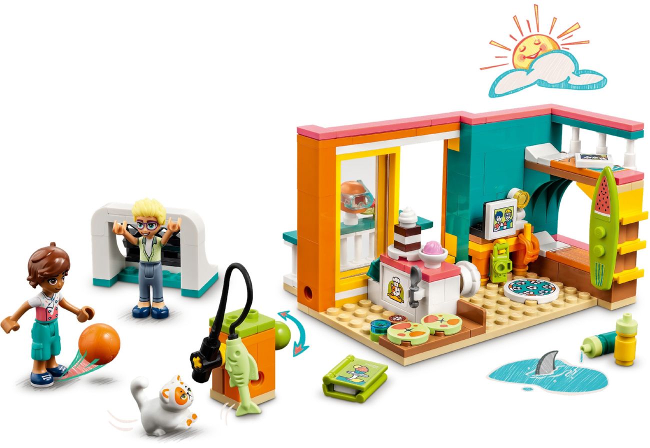 Конструктор Lego Friends Кімната Лео (41754) - фото 3 Конструктор Lego Friends Кімната Лео (41754) - фото 3