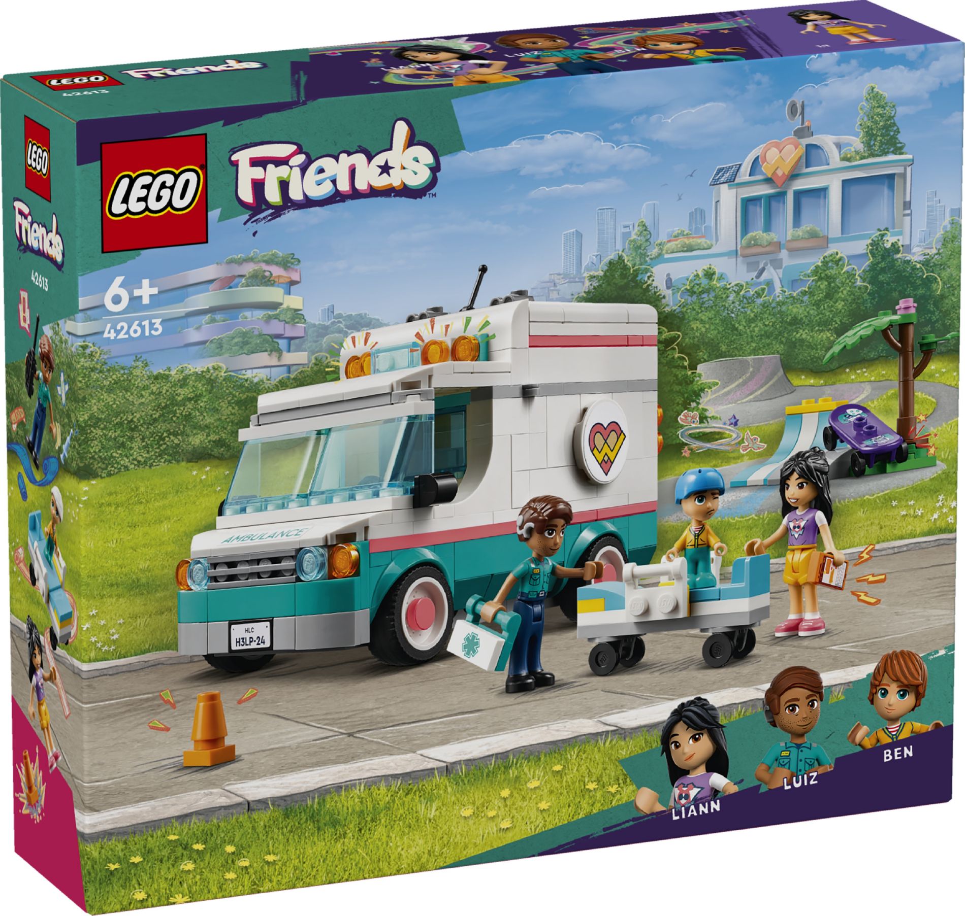 Конструктор Lego Friends Машина швидкої допомоги міської лікарні Хартлейк (42613)