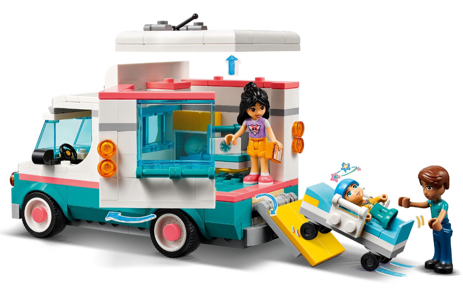 Конструктор Lego Friends Машина швидкої допомоги міської лікарні Хартлейк (42613) - фото 2