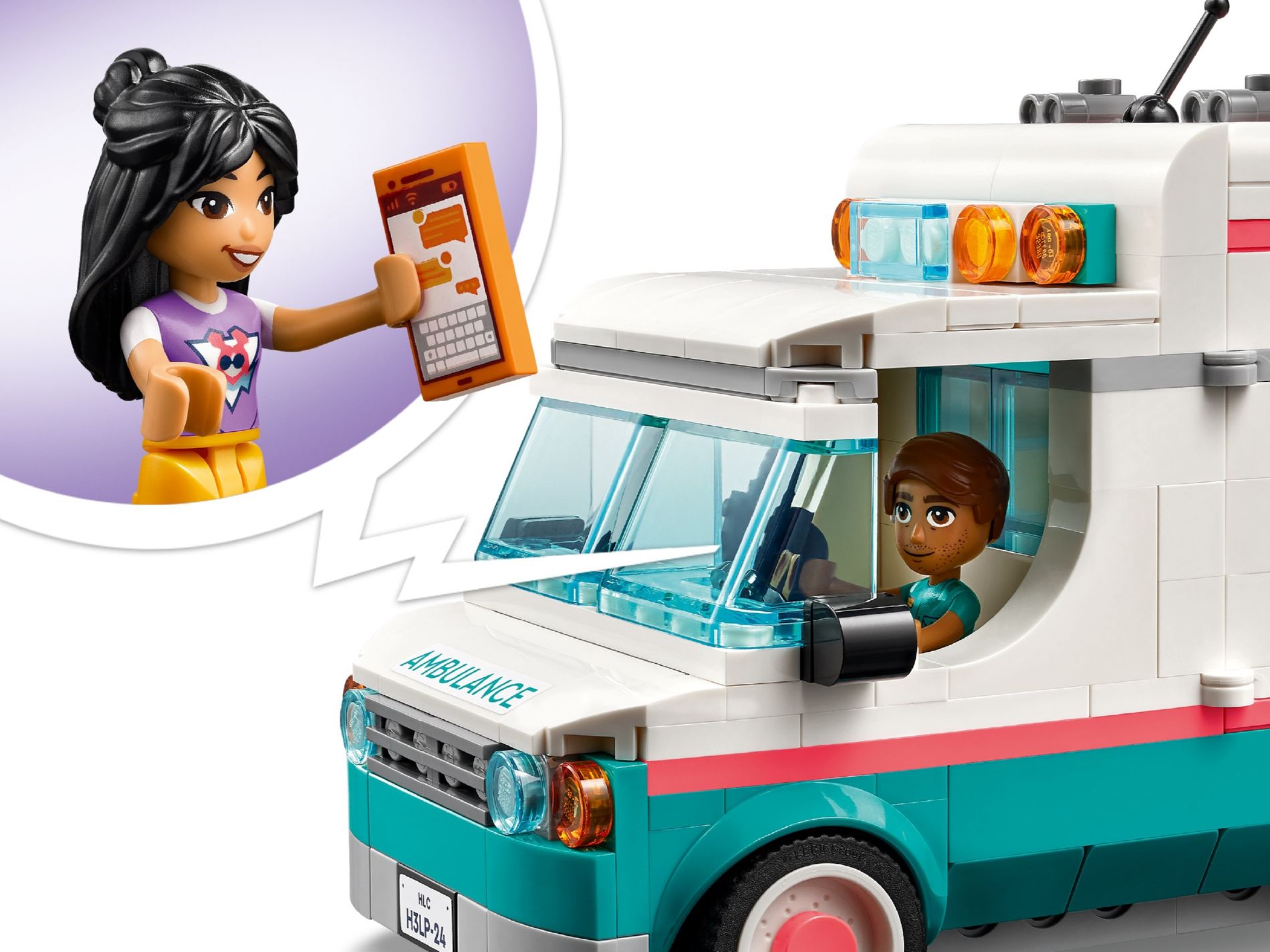 Конструктор Lego Friends Машина швидкої допомоги міської лікарні Хартлейк (42613) - фото 3
