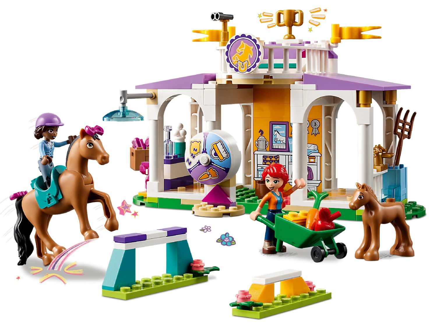 Конструктор Lego Friends Тренировка лошадей (41746) - фото 1 Конструктор Lego Friends Тренировка лошадей (41746) - фото 1
