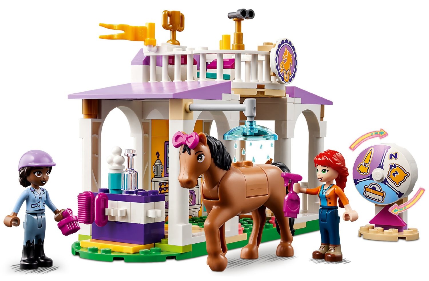 Конструктор Lego Friends Тренировка лошадей (41746) - фото 2 Конструктор Lego Friends Тренировка лошадей (41746) - фото 2