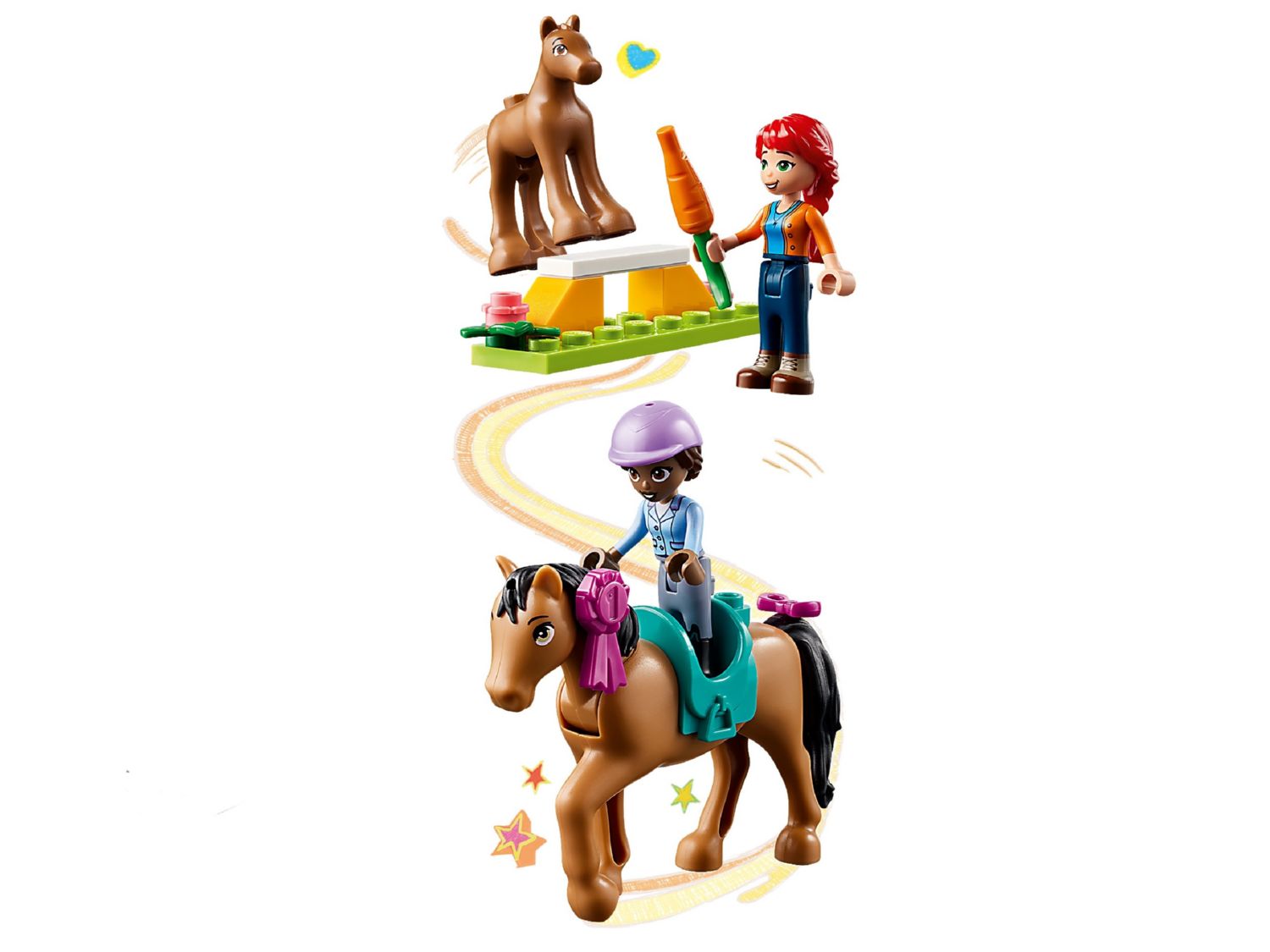 Конструктор Lego Friends Тренировка лошадей (41746) - фото 3 Конструктор Lego Friends Тренировка лошадей (41746) - фото 3