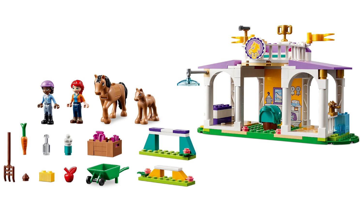 Конструктор Lego Friends Тренировка лошадей (41746) - фото 5 Конструктор Lego Friends Тренировка лошадей (41746) - фото 5