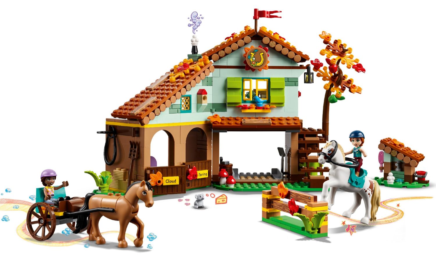 Конструктор Lego Friends Осенняя конюшня (41745) - фото 2 Конструктор Lego Friends Осенняя конюшня (41745) - фото 2