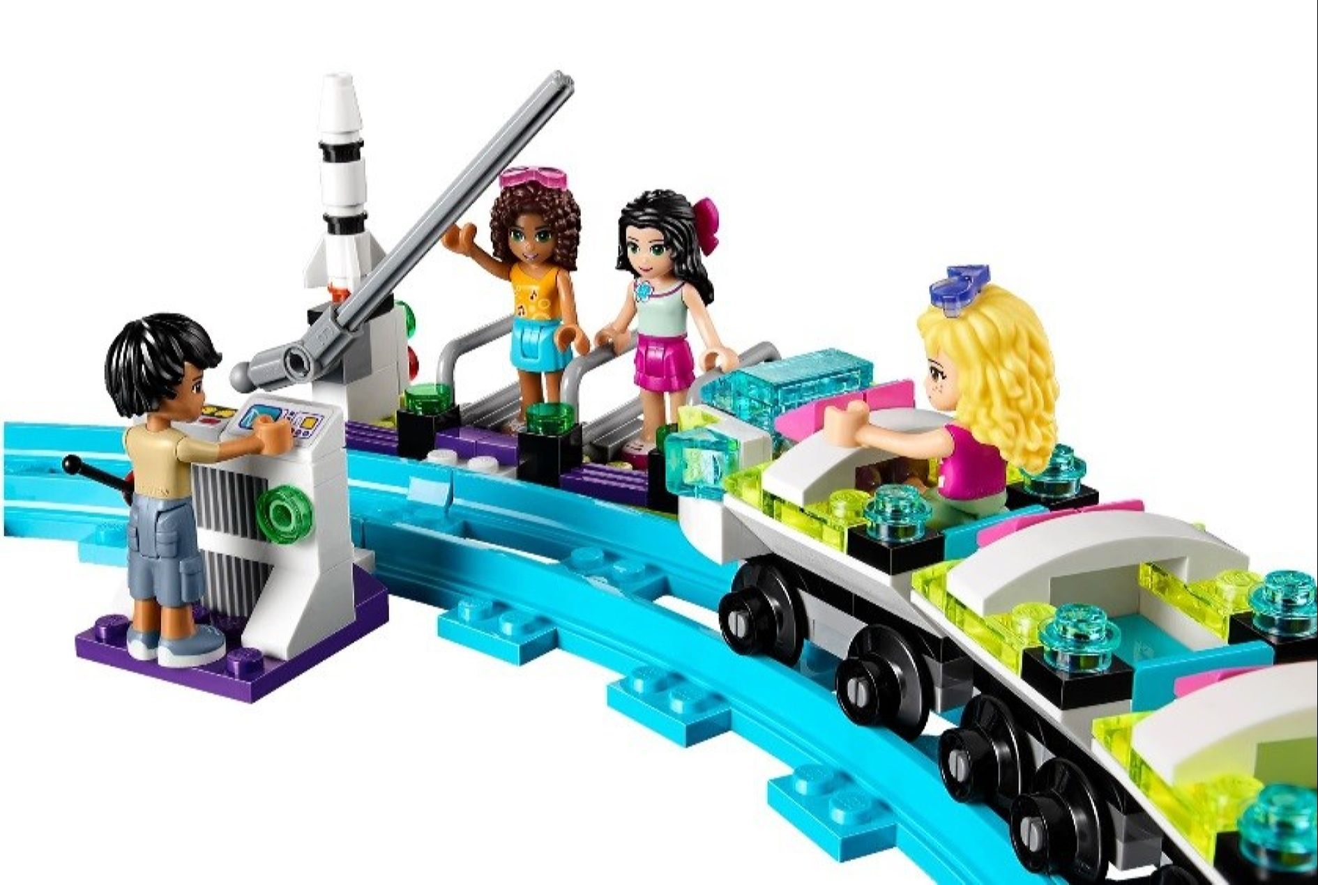 Конструктор Lego Friends Парк розваг: Американські гірки (41130) - фото 5 Конструктор Lego Friends Парк розваг: Американські гірки (41130) - фото 5