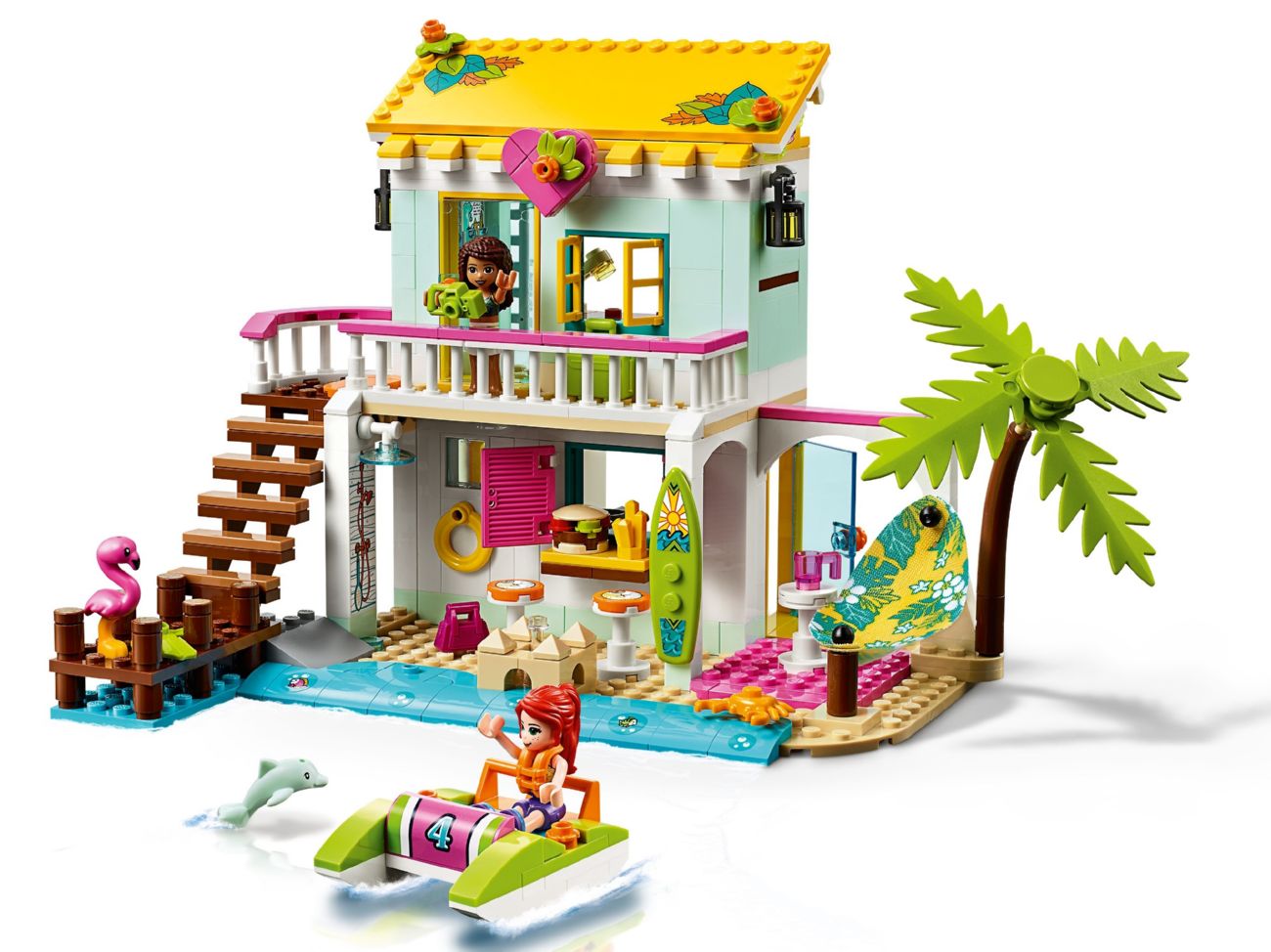Конструктор Lego Friends Пляжний будиночок (41428) - фото 2 Конструктор Lego Friends Пляжний будиночок (41428) - фото 2