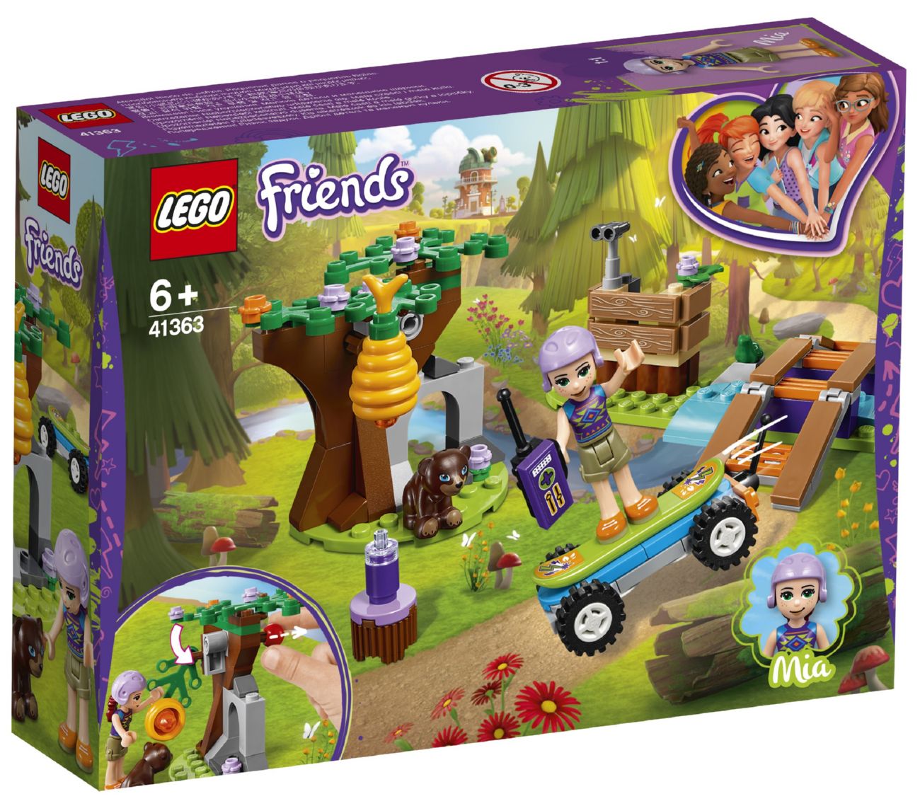 Конструктор Lego Friends Приключения Мии в лесу (41363)