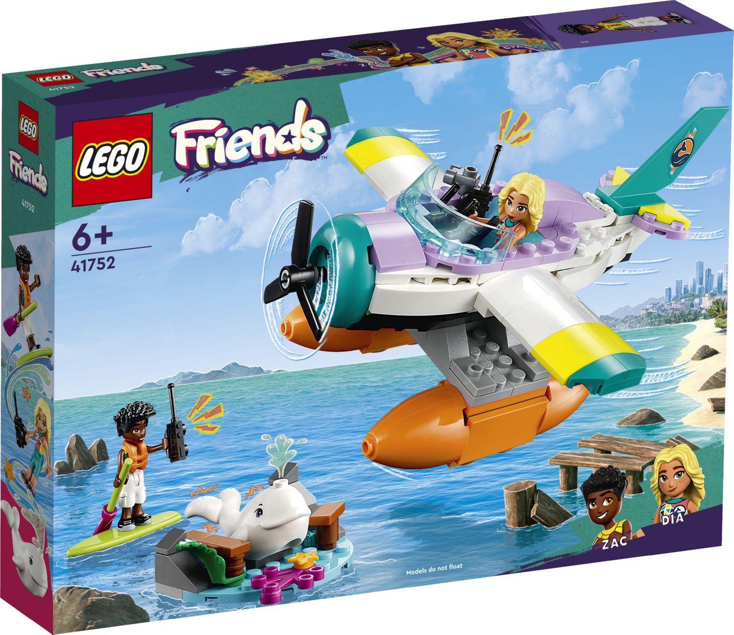 Конструктор Lego Friends Спасательный гидроплан (41752)