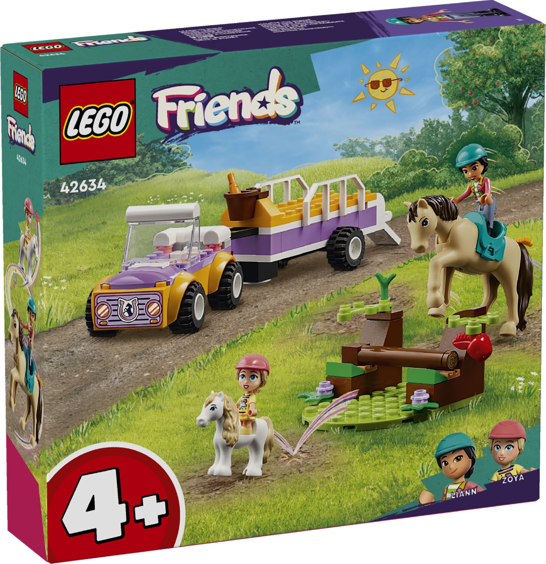 Конструктор Lego Friends Трейлер з кіньми та поні (42634)