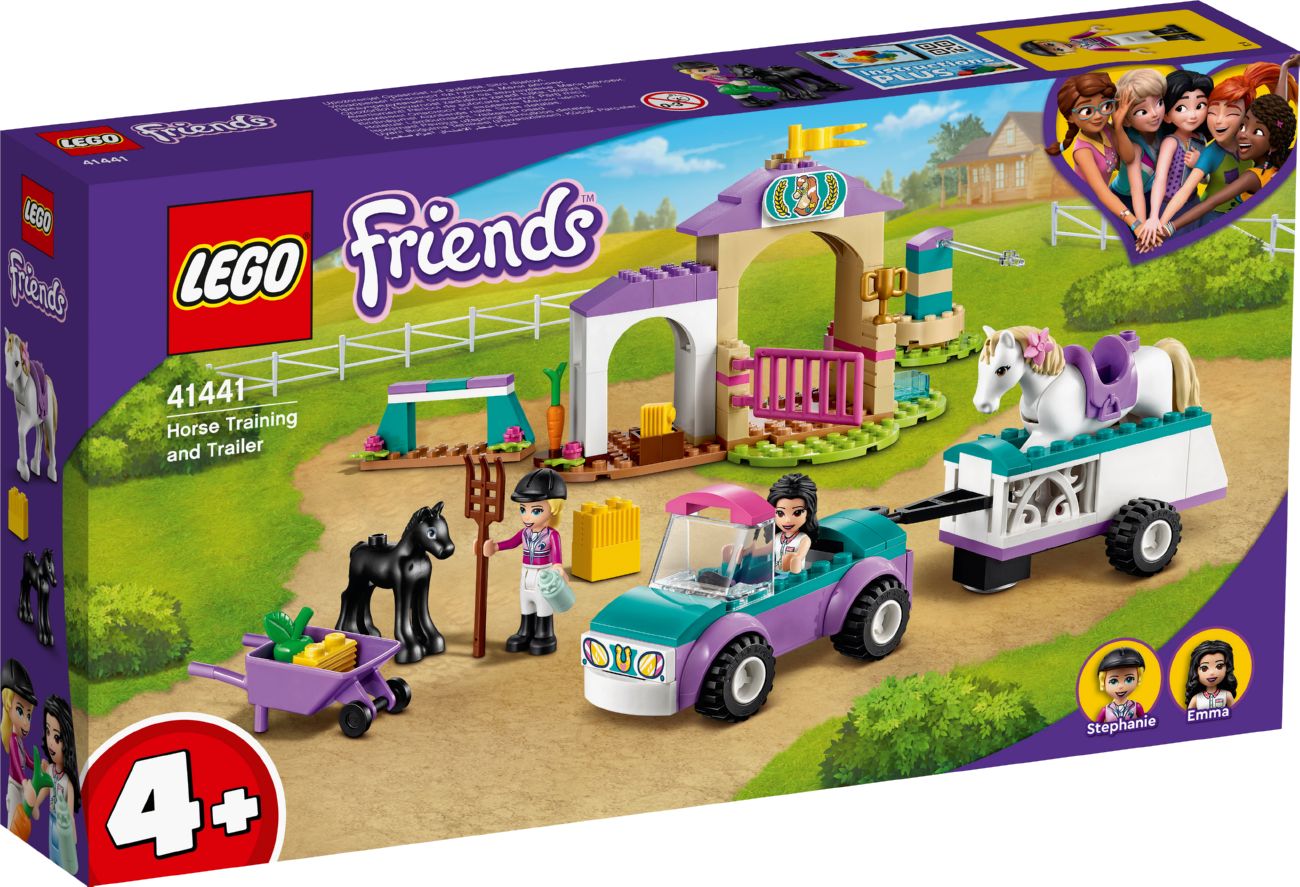 Конструктор Lego Friends Тренировка лошади и прицеп для перевозки (41441)