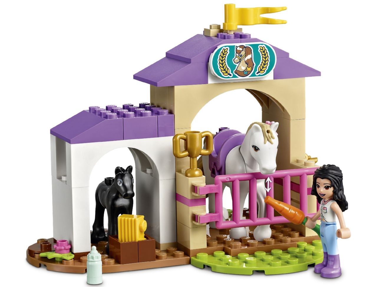 Конструктор Lego Friends Тренировка лошади и прицеп для перевозки (41441) - фото 3