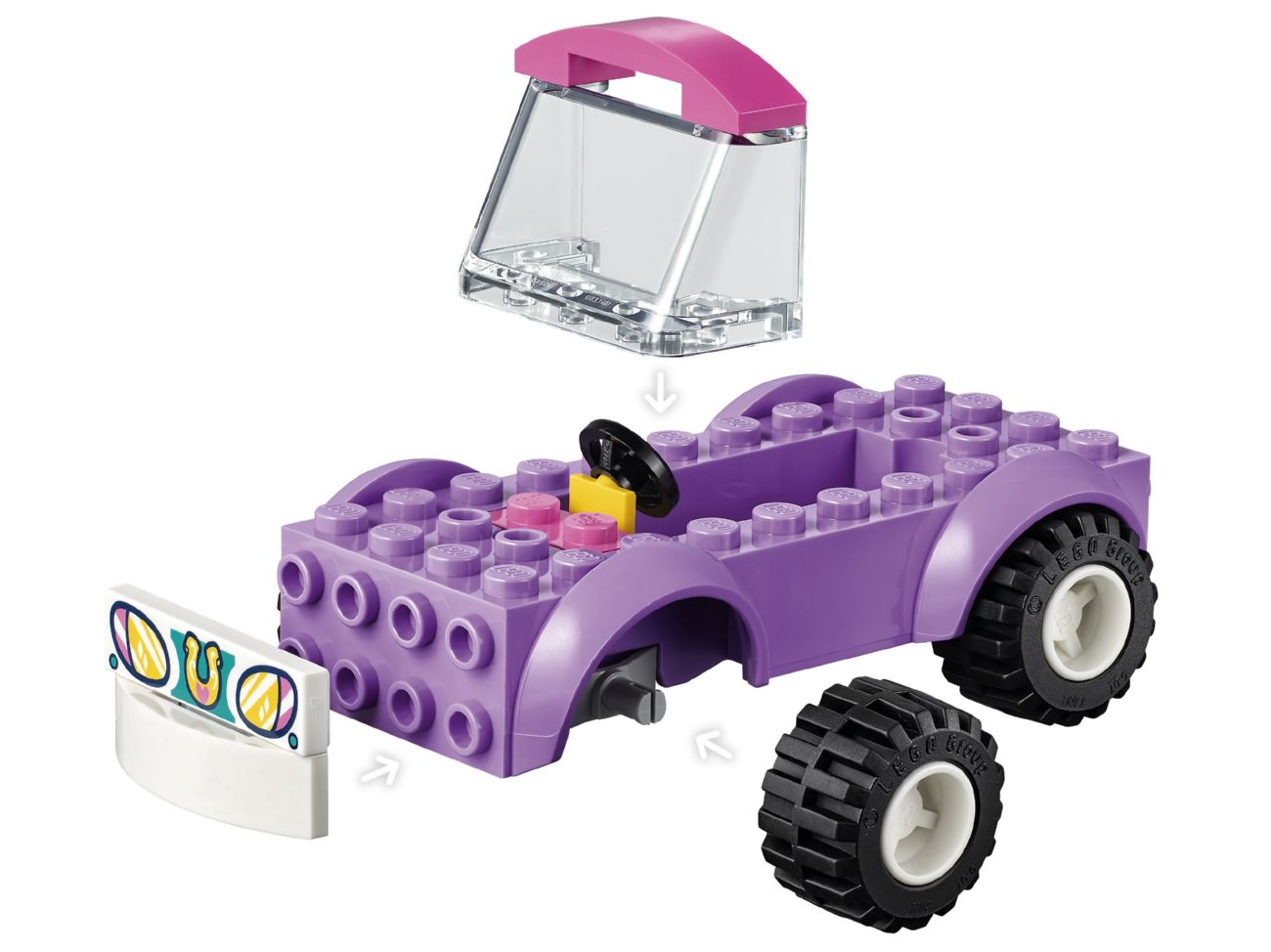 Конструктор Lego Friends Тренировка лошади и прицеп для перевозки (41441) - фото 5