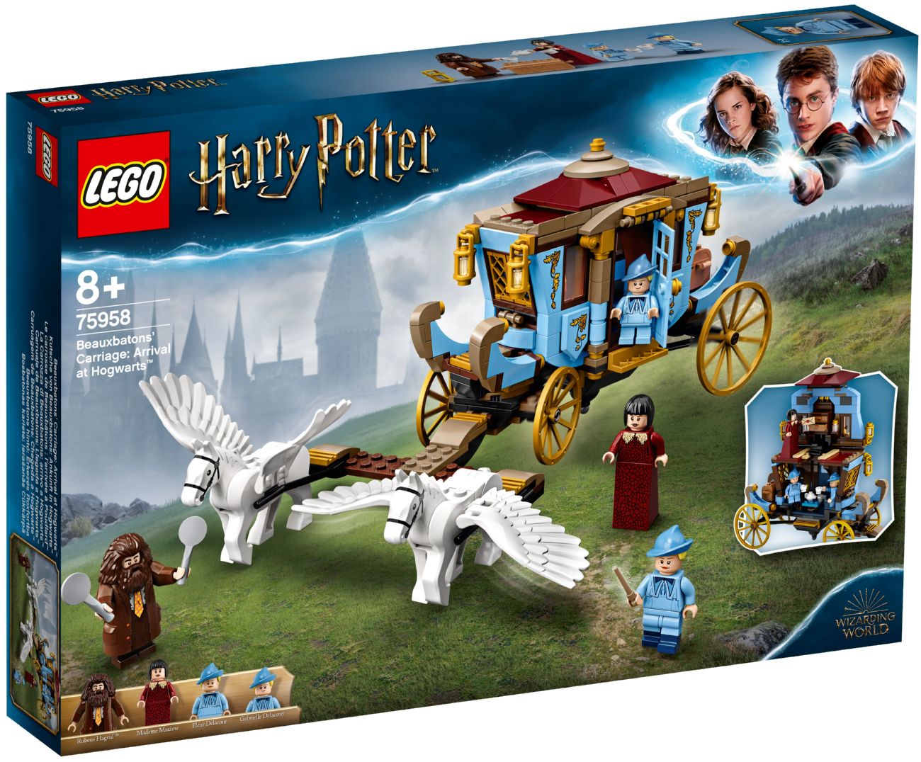 Конструктор Lego Harry Potter Бобатонська карета: прибуття до Гоґвортсу (75958)
