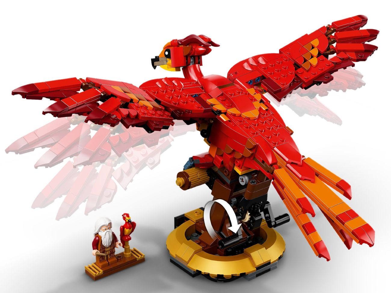 Конструктор Lego Harry Potter Фоукс - фенікс Дамблдора (76394) - фото 3 Конструктор Lego Harry Potter Фоукс - фенікс Дамблдора (76394) - фото 3