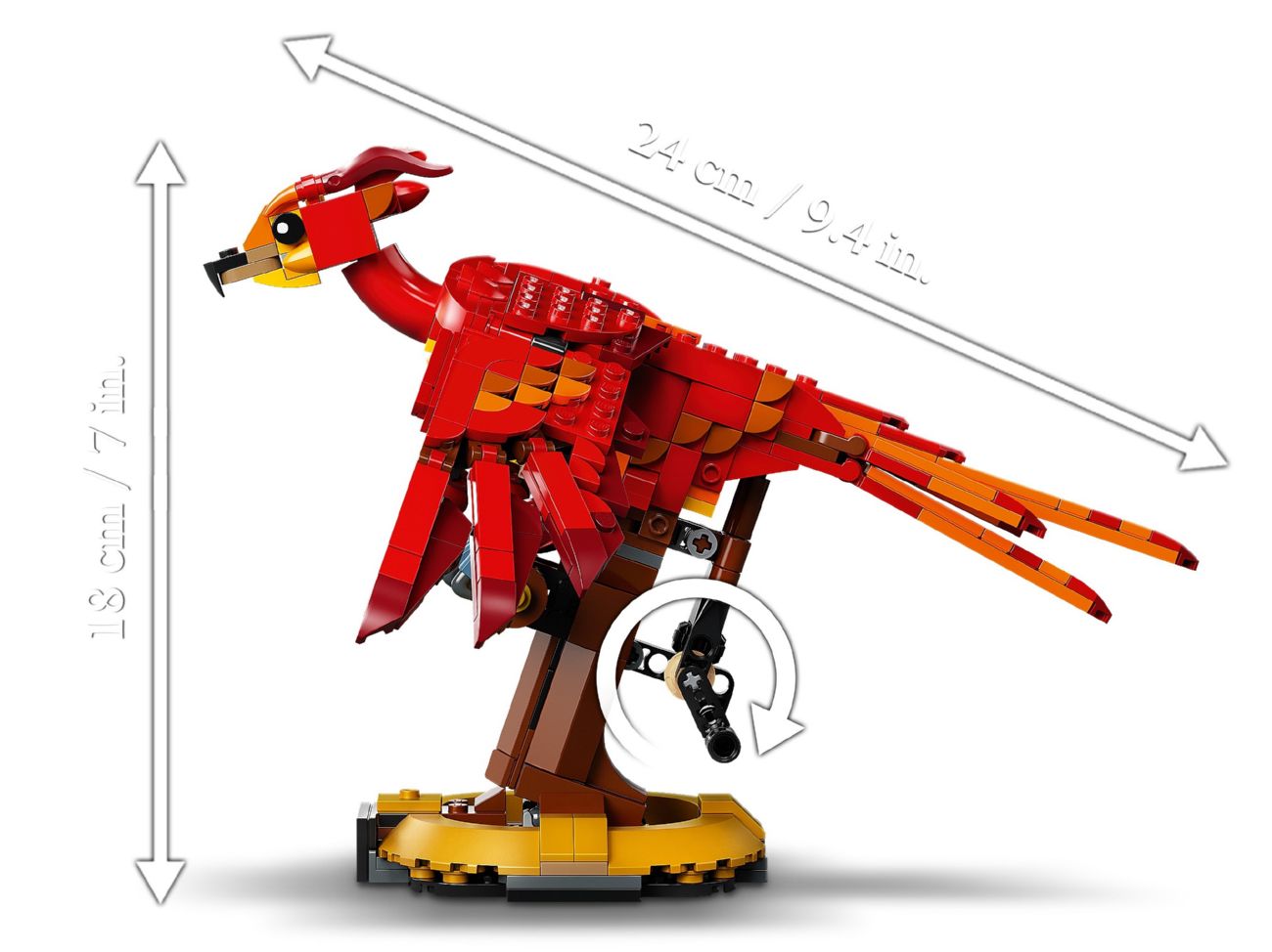 Конструктор Lego Harry Potter Фоукс - фенікс Дамблдора (76394) - фото 5 Конструктор Lego Harry Potter Фоукс - фенікс Дамблдора (76394) - фото 5