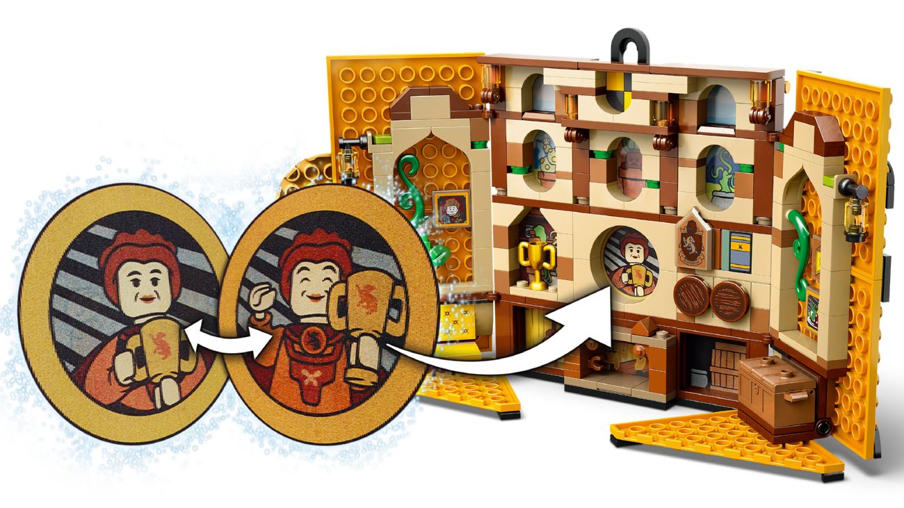 Конструктор Lego Harry Potter Вимпел факультету Пуффендуй (76412) - фото 3
