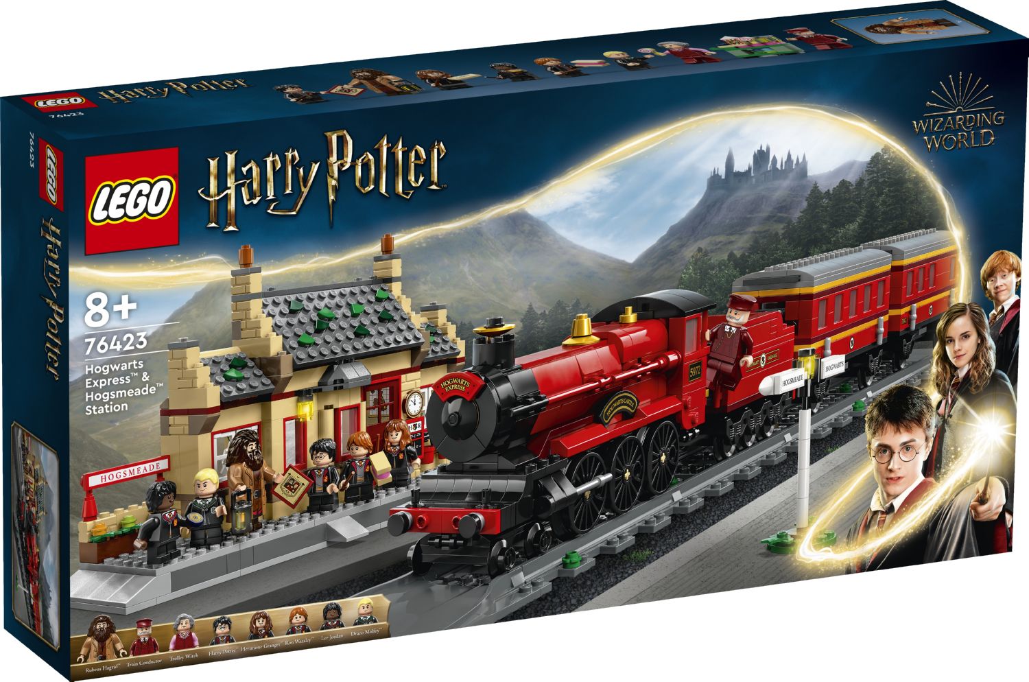 Конструктор Lego Harry Potter Хогвартс-Експрес та станція Хогсмід (76423)