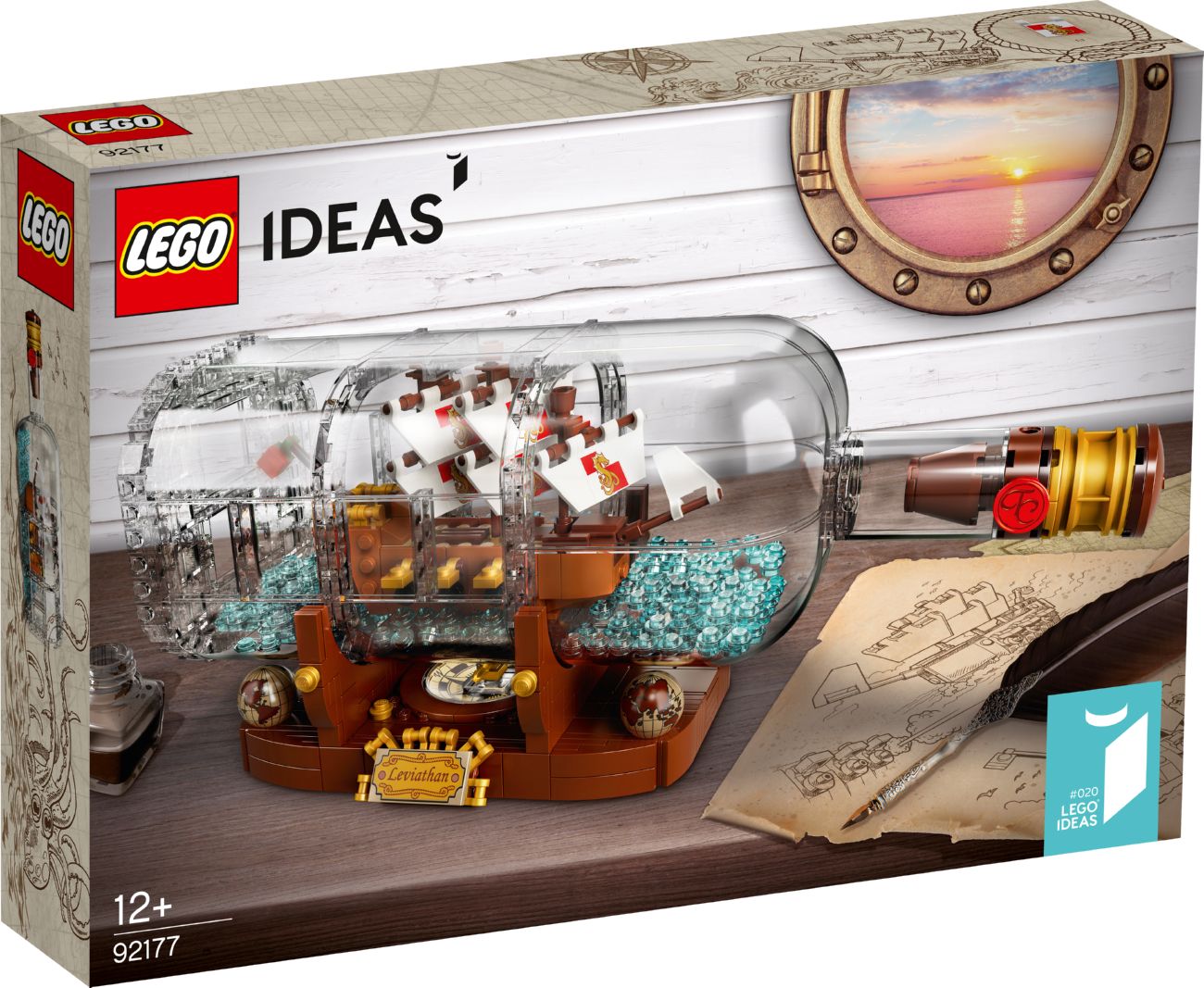 Конструктор Lego Ideas Корабель у пляшці (92177)