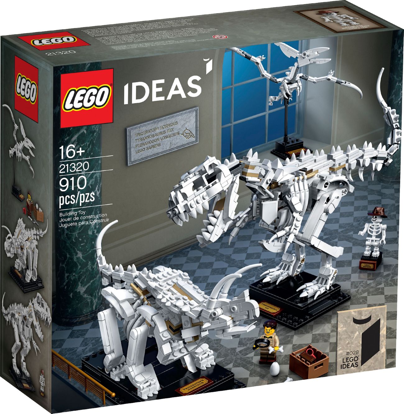 Конструктор Lego Ideas Окаменелости динозавров (21320)