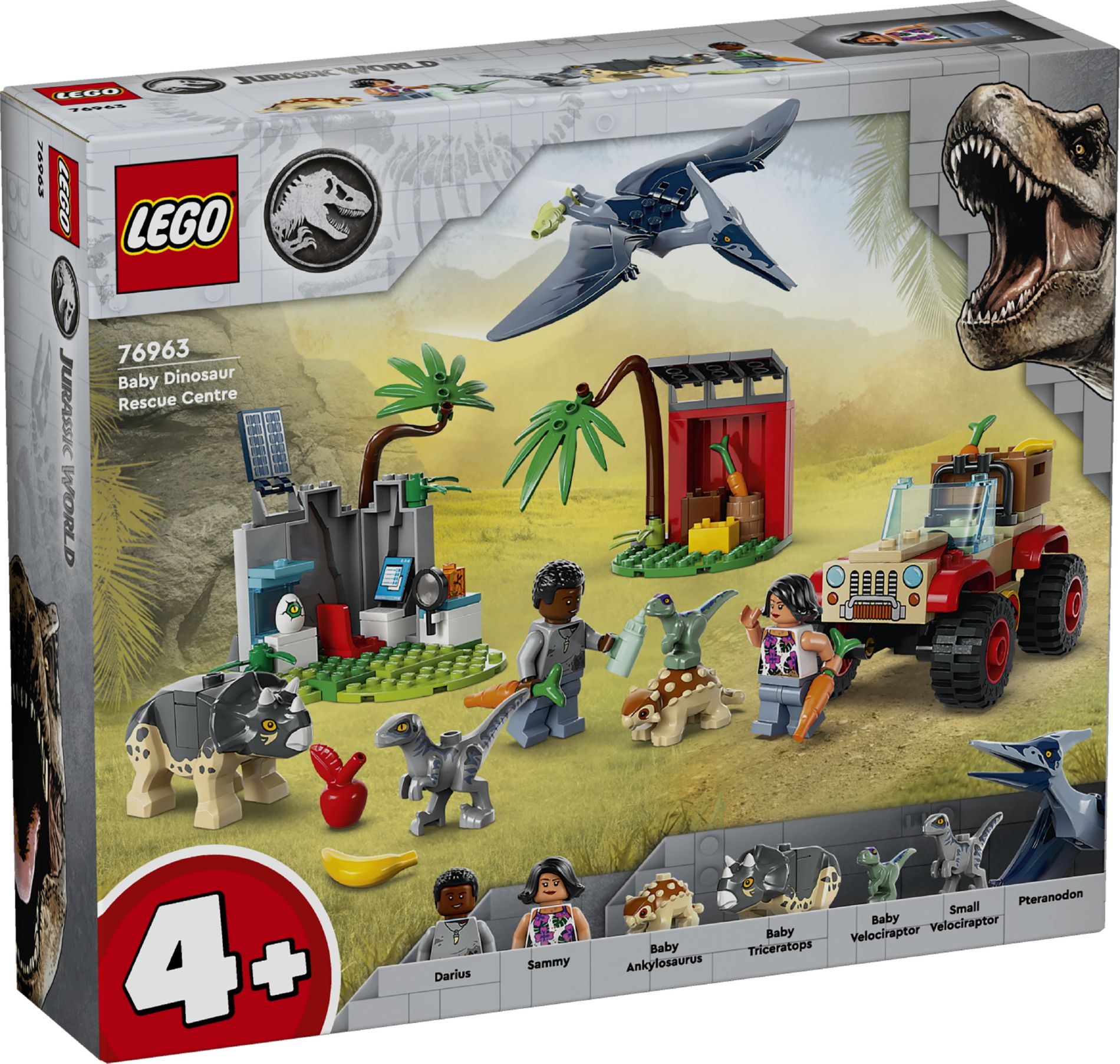 Конструктор Lego Jurassic World Центр порятунку дитинчат динозаврів (76963)